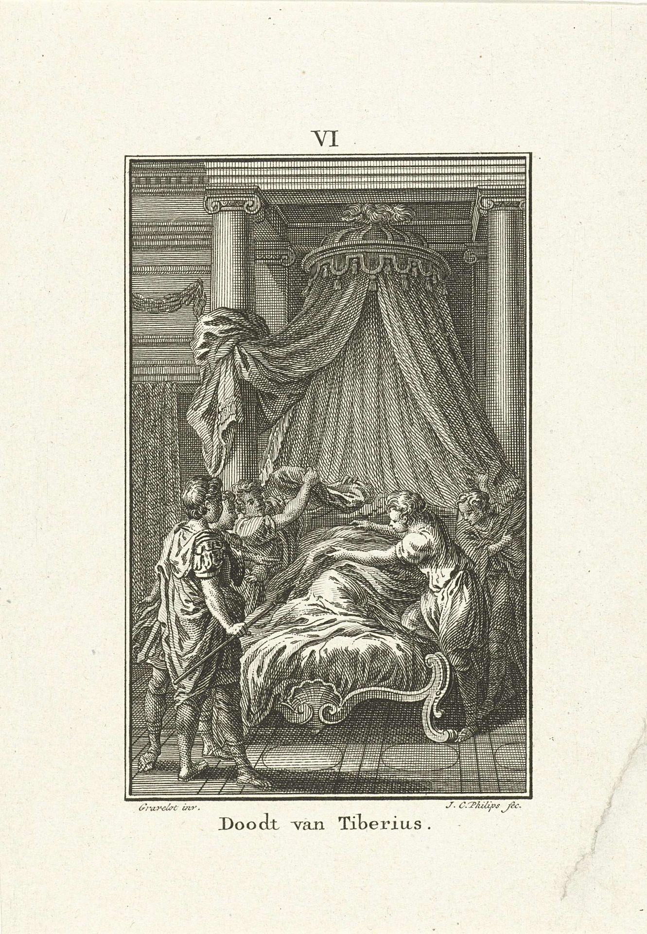 Macro doodt Tiberius by Jan Caspar Philips