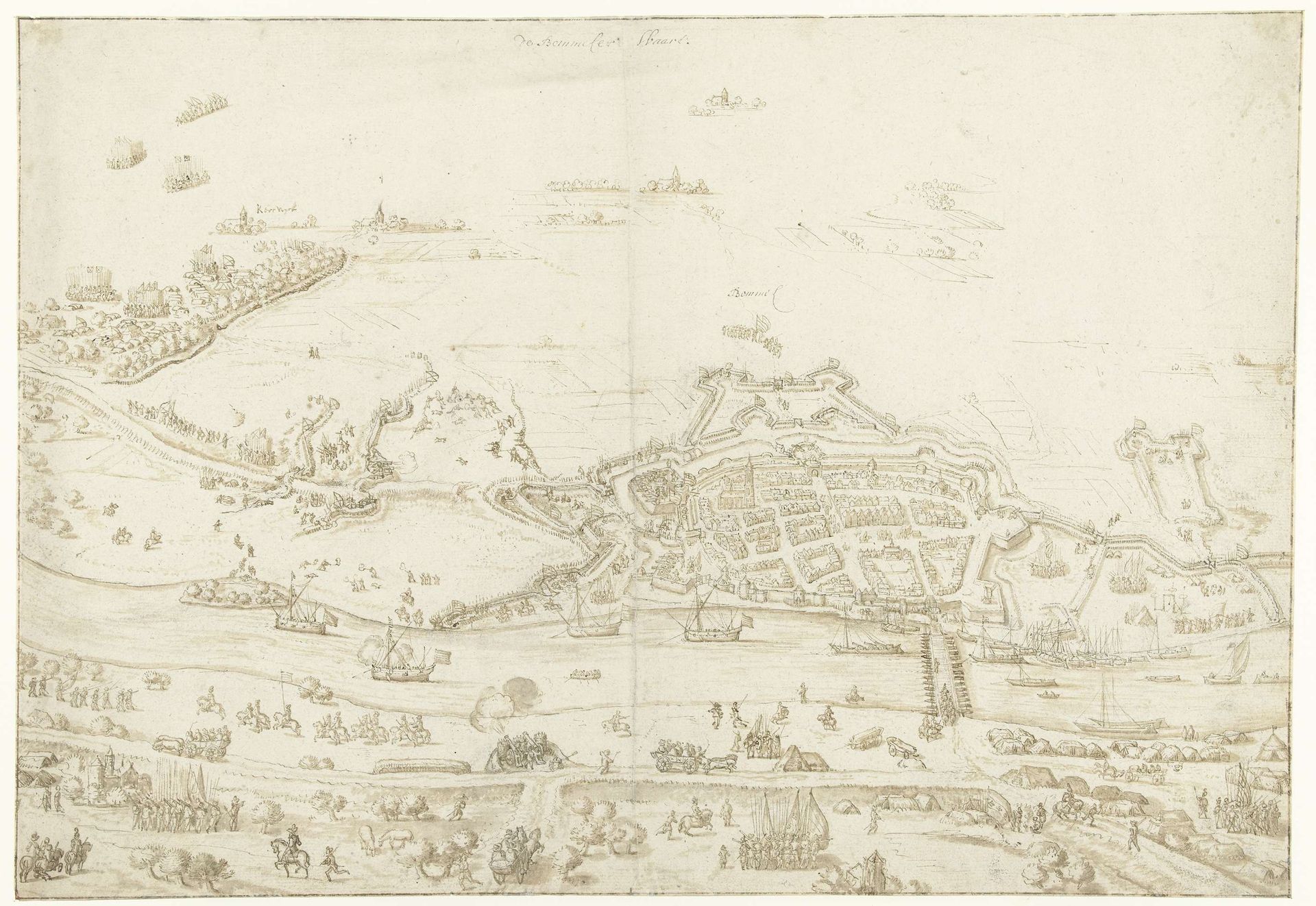 Beleg van Zaltbommel, 1599 by Lambert Cornelisz
