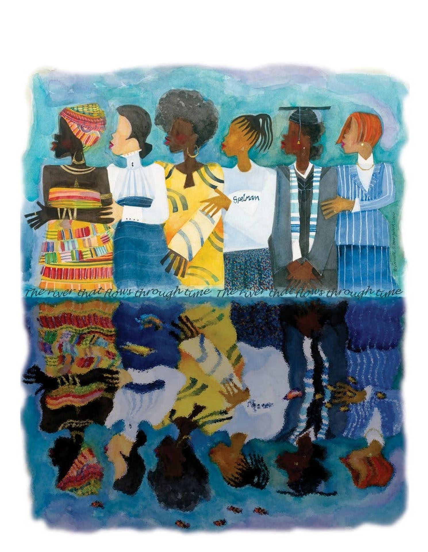 The River That Flows Through Time by Varnette Honeywood