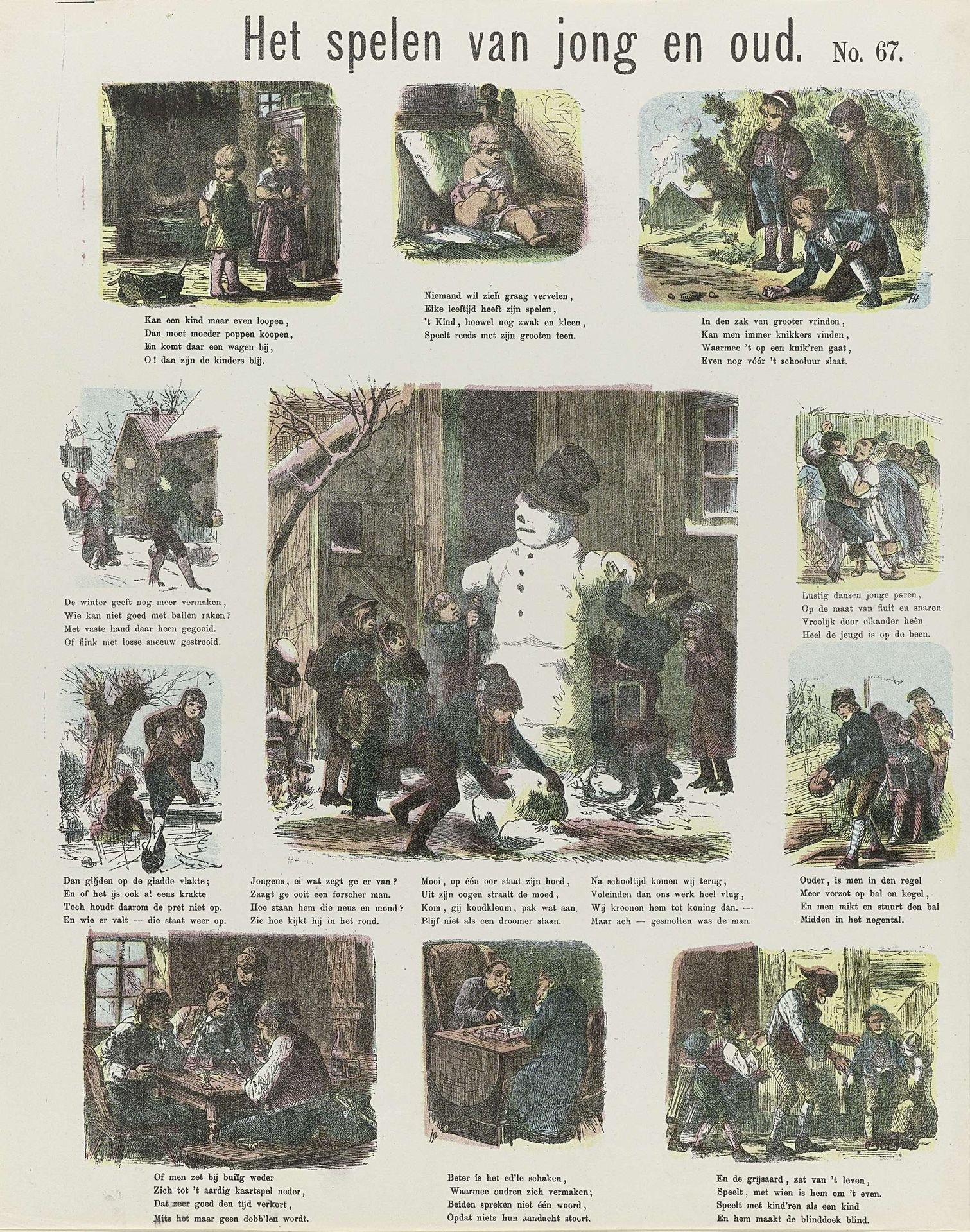 Het spelen van jong en oud by De Ruyter & Meijer