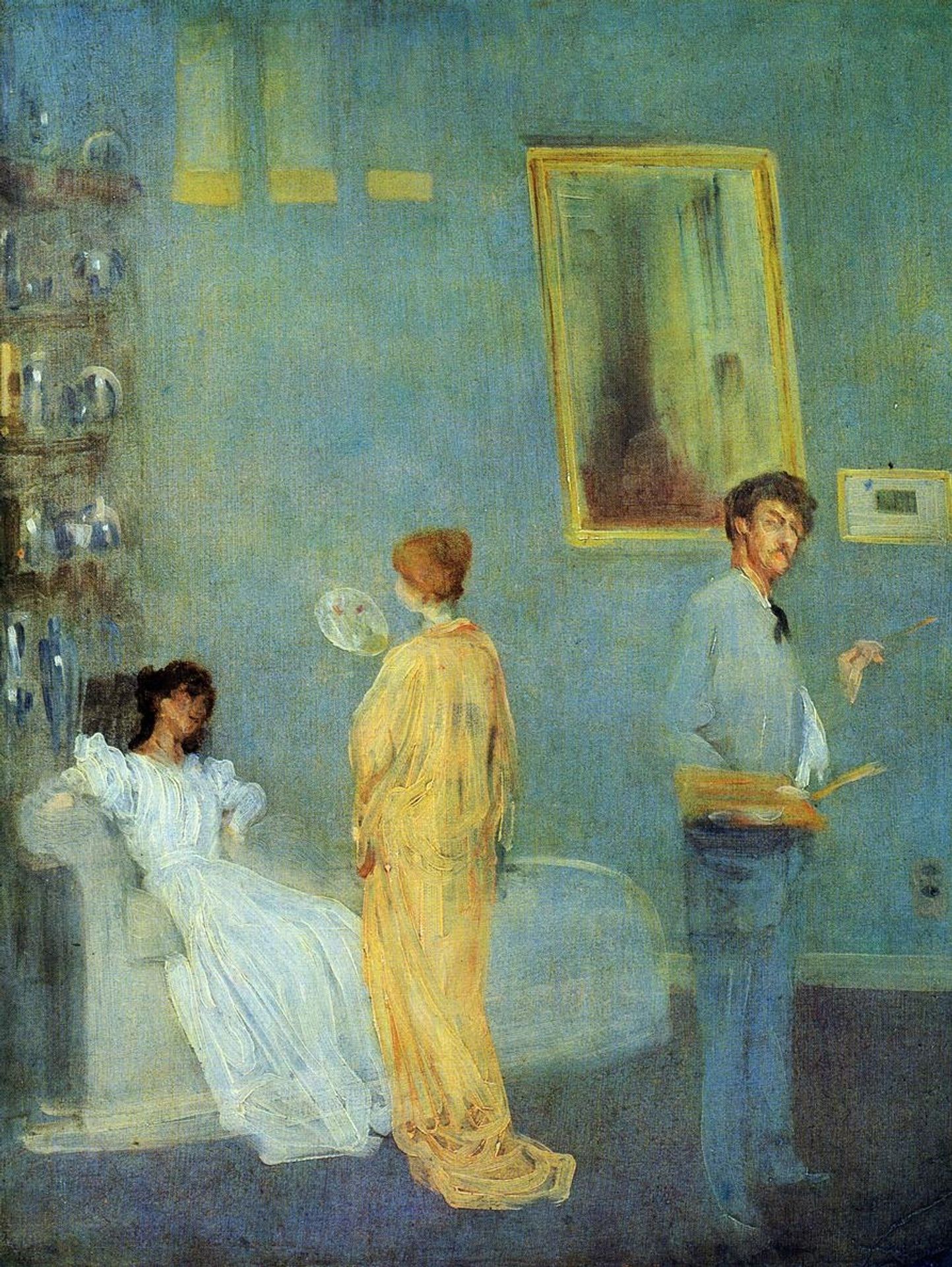 Whistler in his studio by James Abbott McNeill Whistler