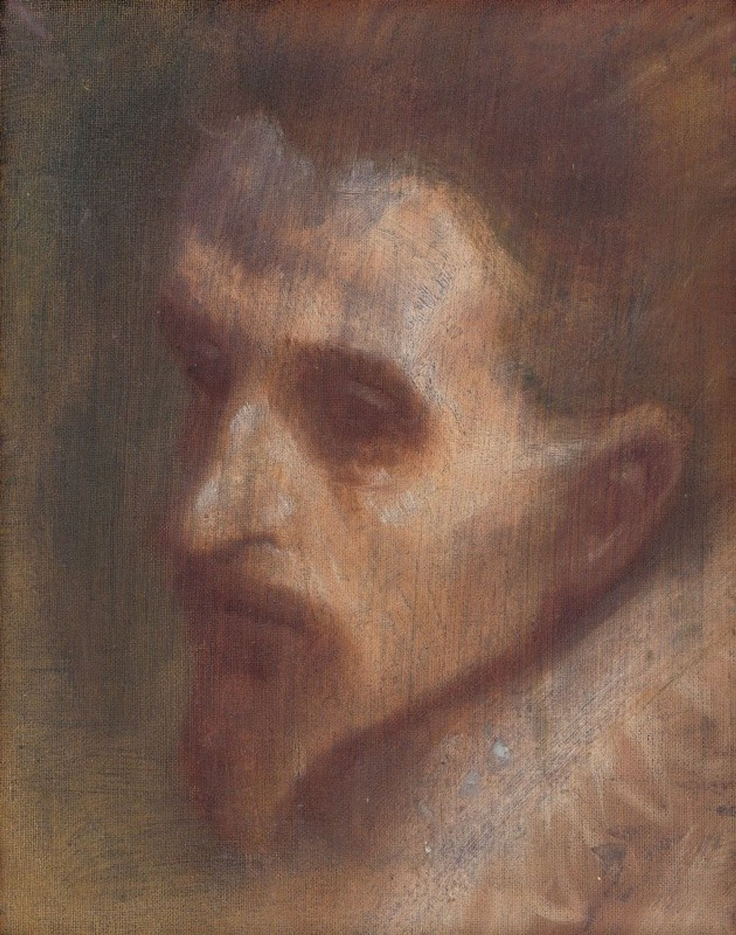Hlava mysliteľa by Ladislav Mednyánszky