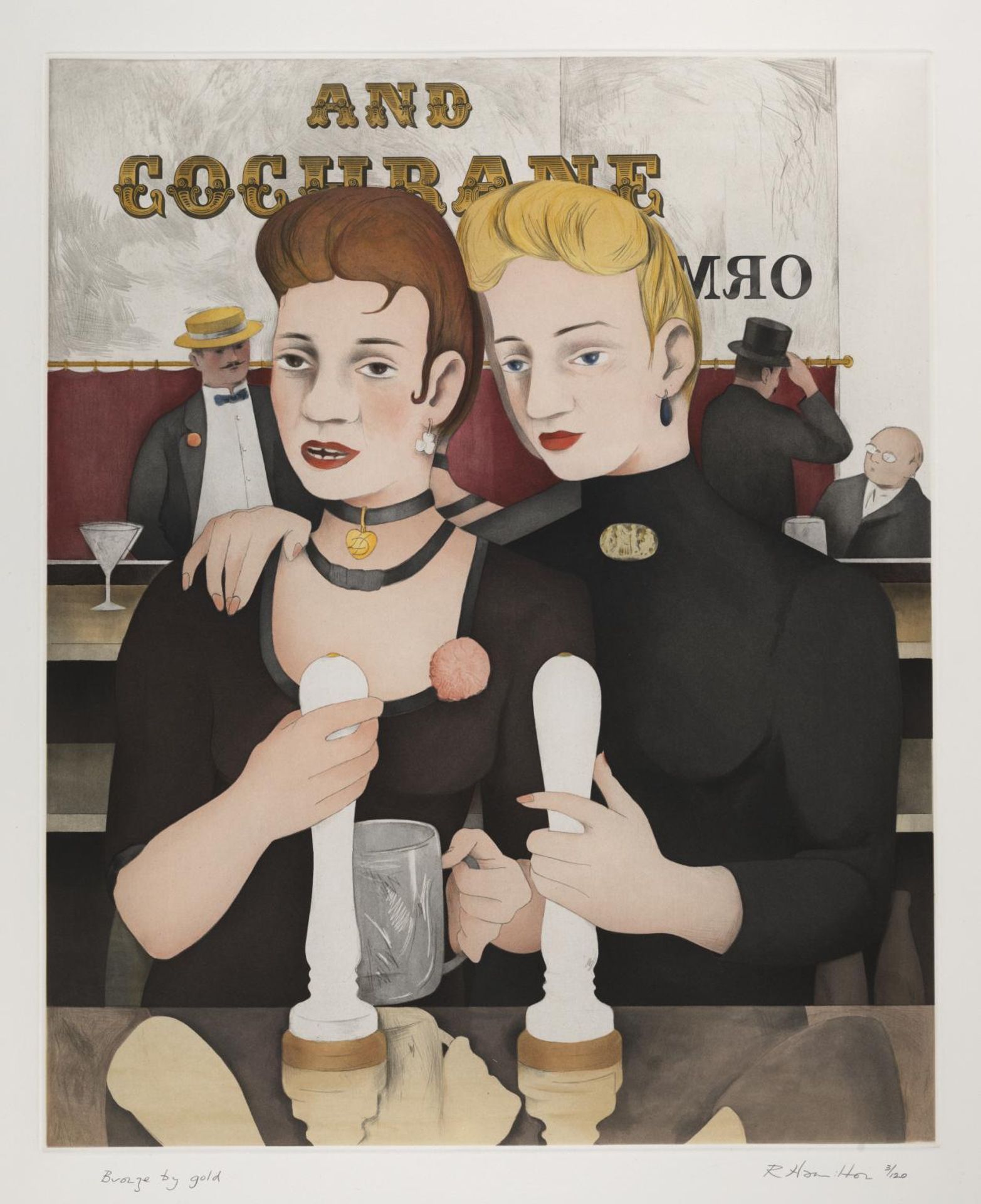 Bronze by gold by Richard Hamilton