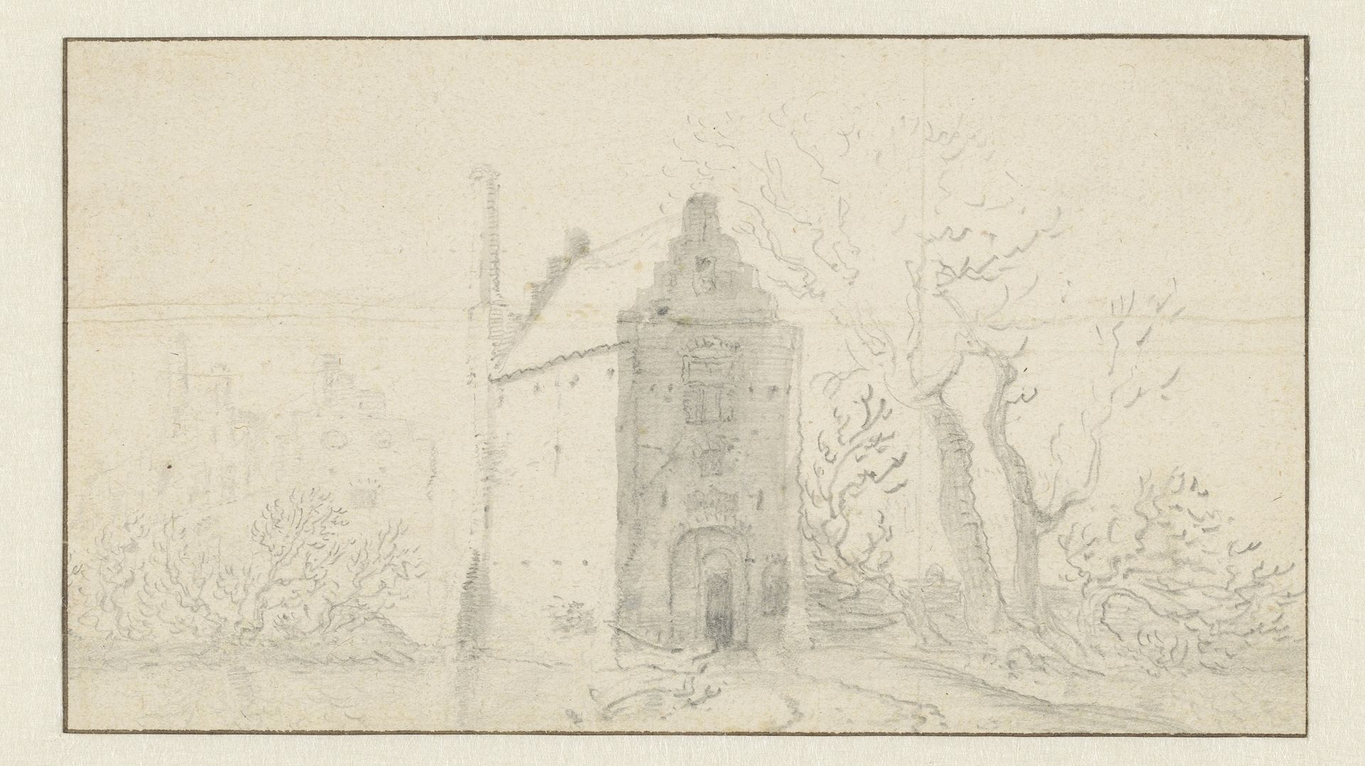 't Huys te Voorburg by Jan Abrahamsz. Beerstraten