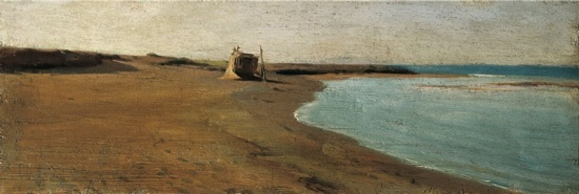 Abbati Baia in Caletta by Giuseppe Abbati