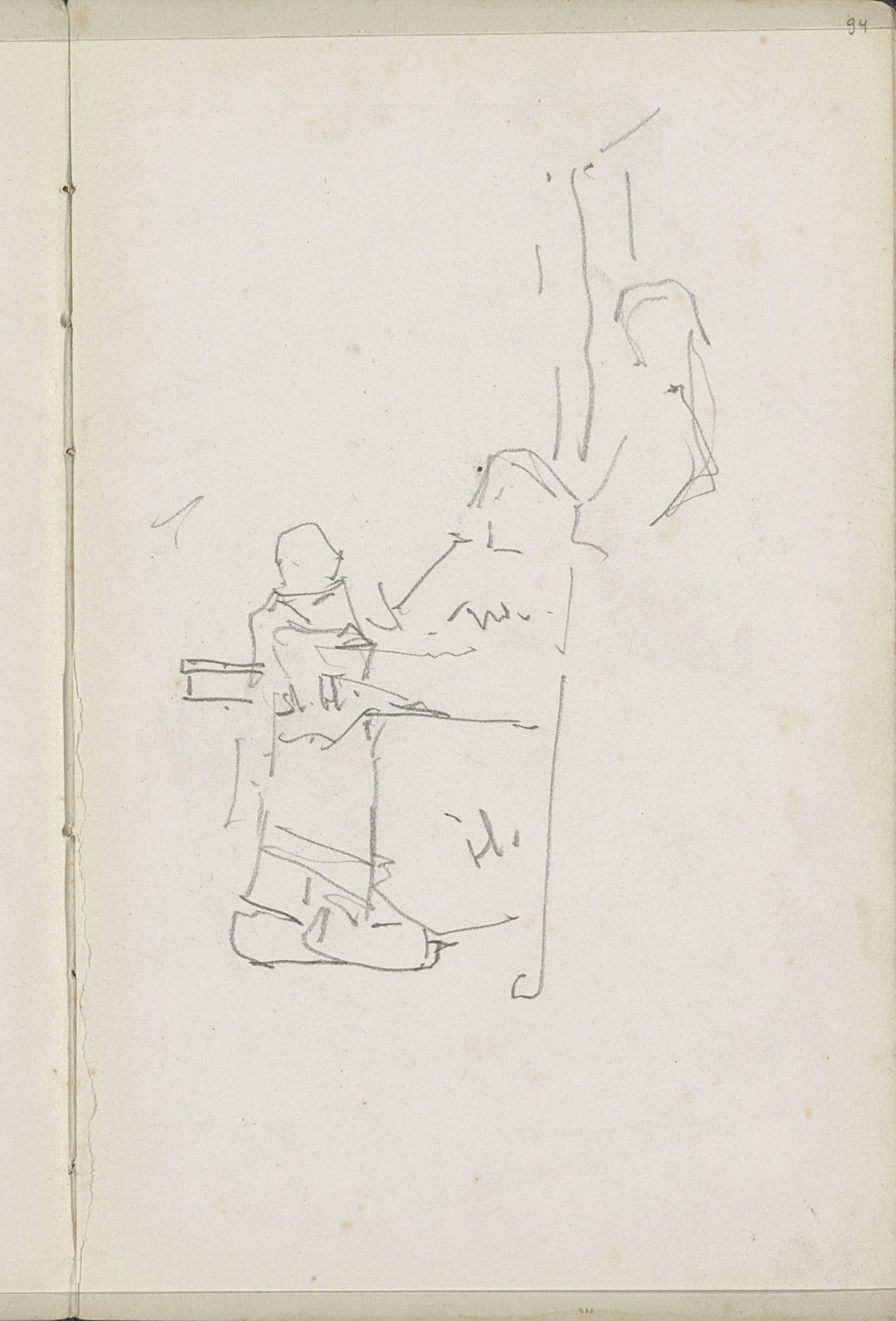 Drie figuren by George Hendrik Breitner