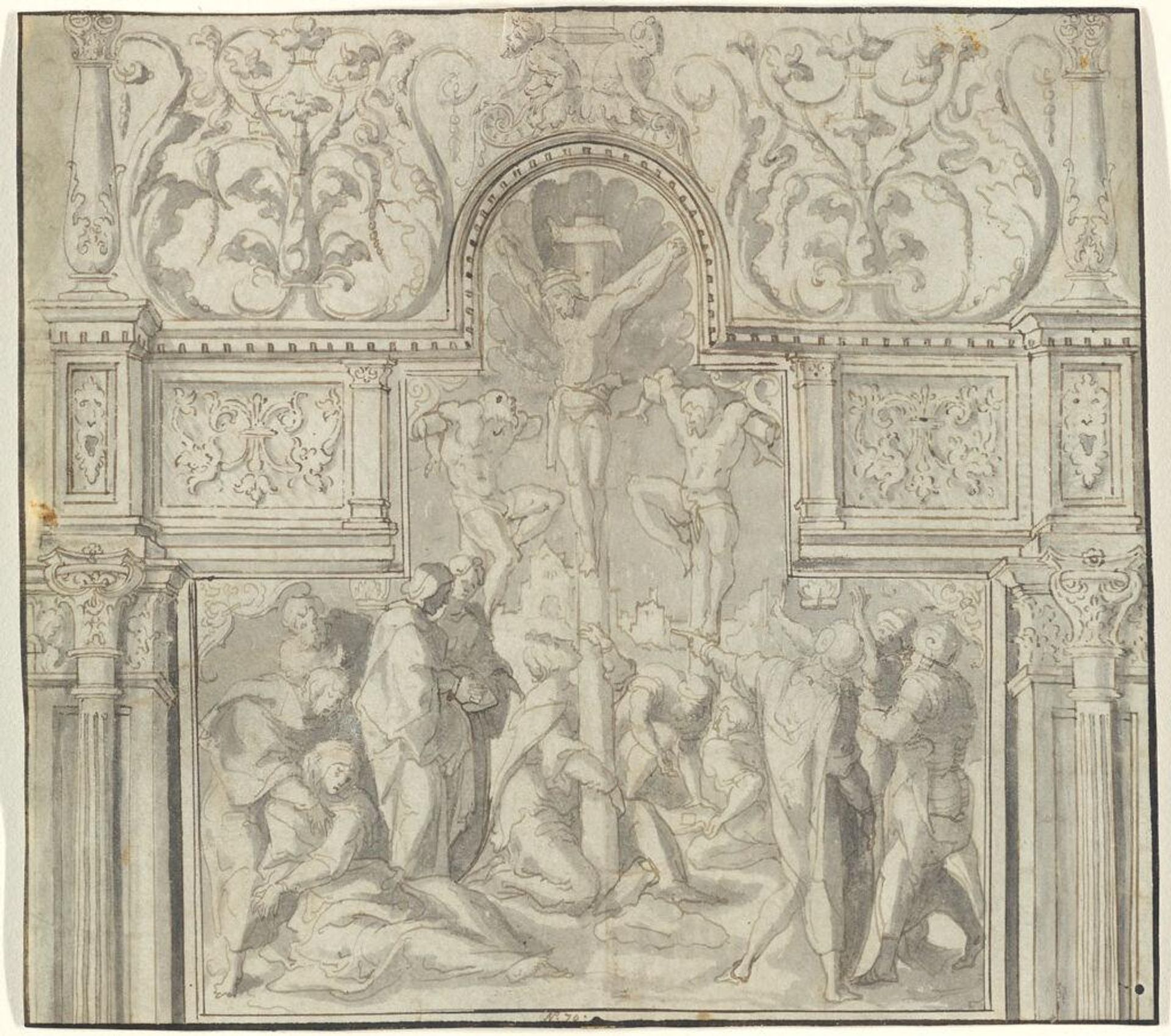 The Crucifixion by Jan van Scorel