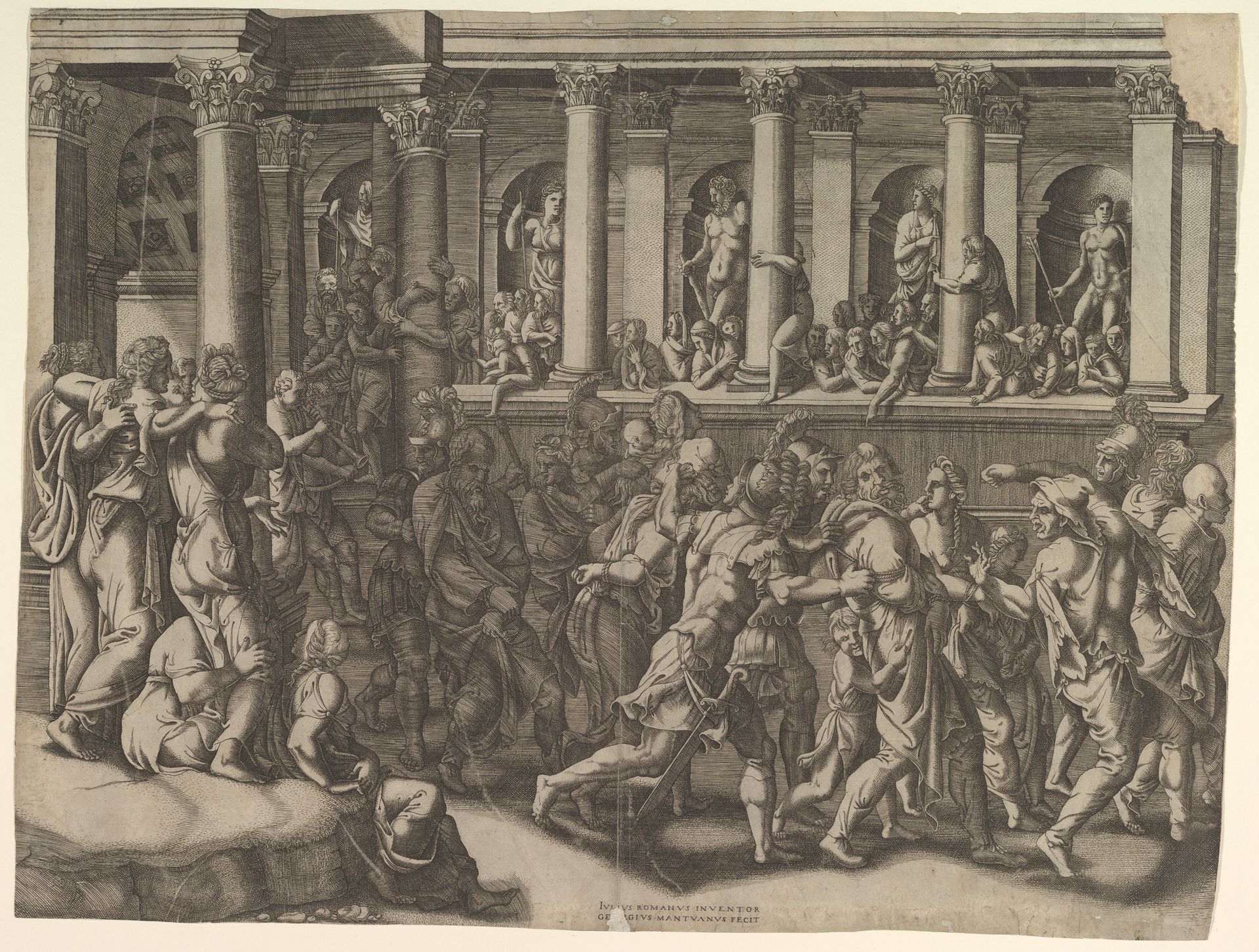 The Mocking of the Prisoners by Giorgio Ghisi