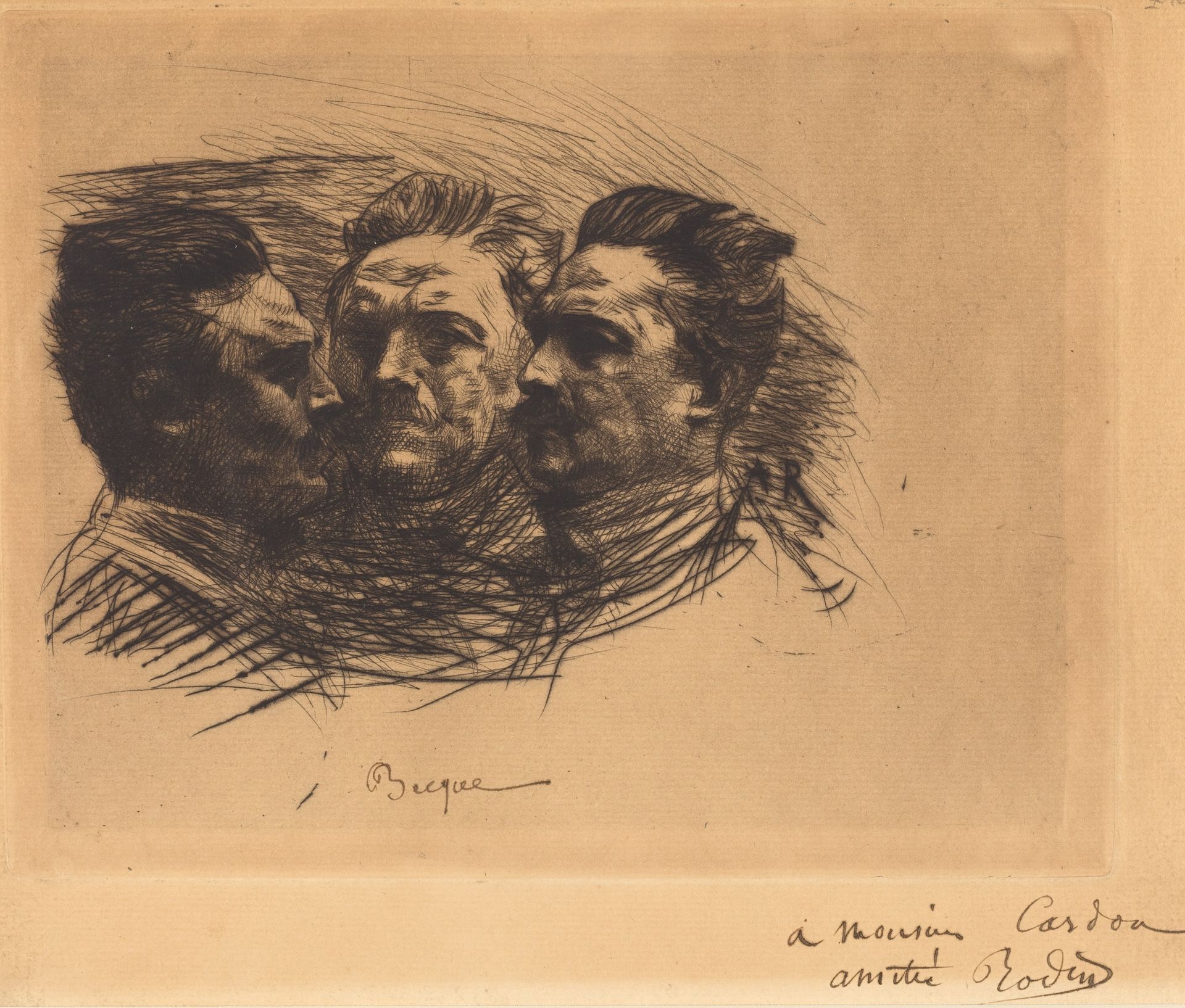 Henri Becque by Auguste Rodin