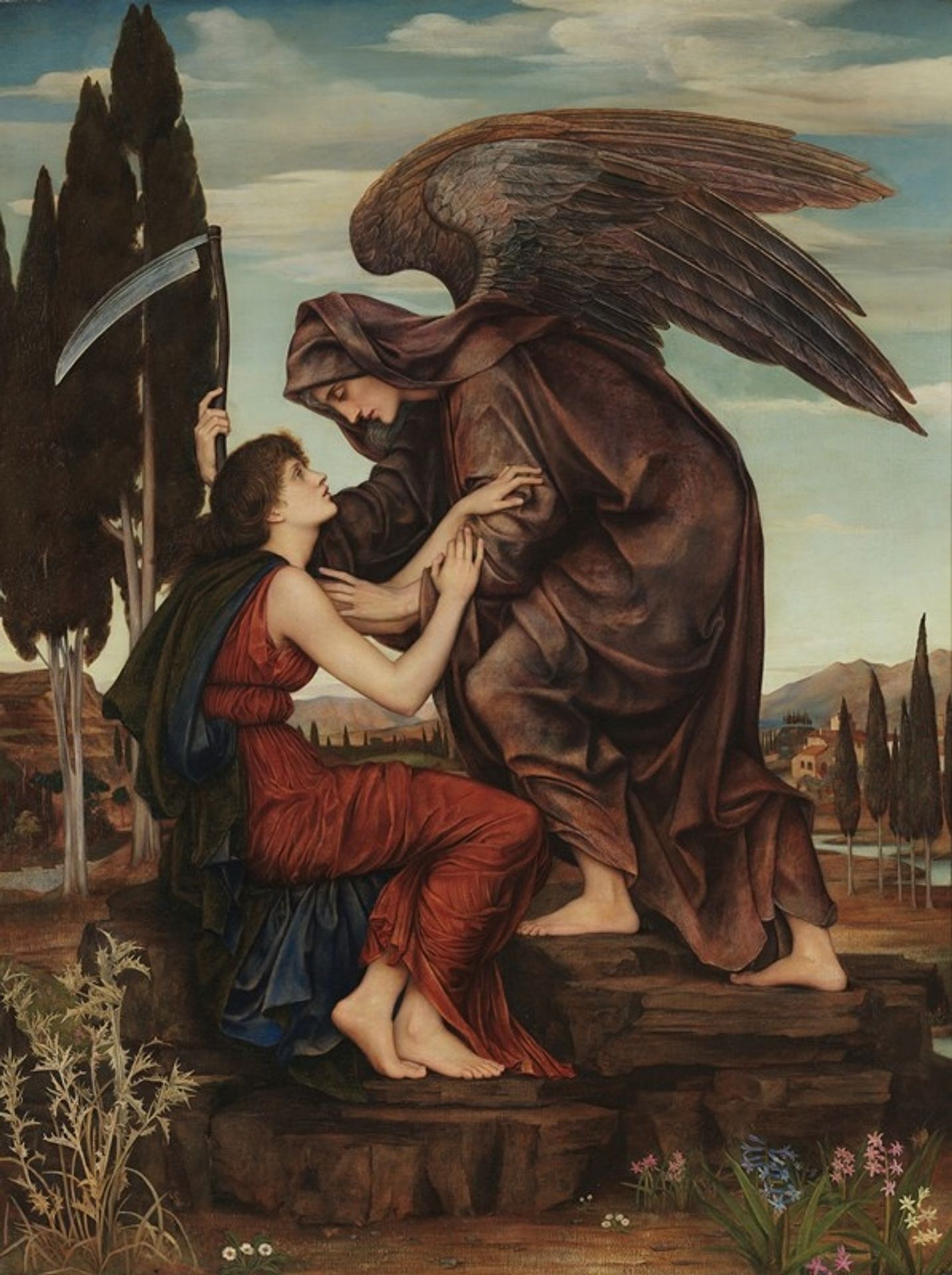 Angel of death - Evelyn De Morgan | Artera