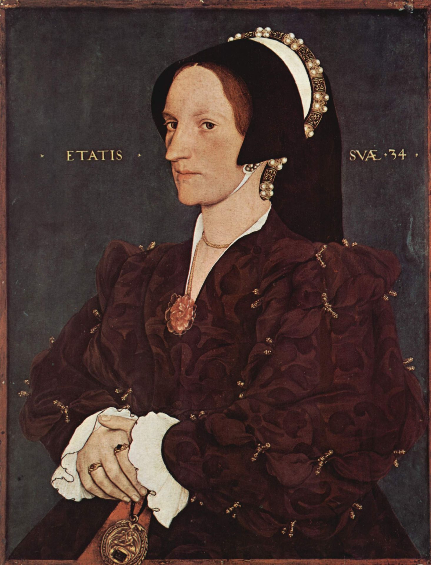 Portrait of Margaret Wyatt, Lady Lee by Hans Holbein the Younger