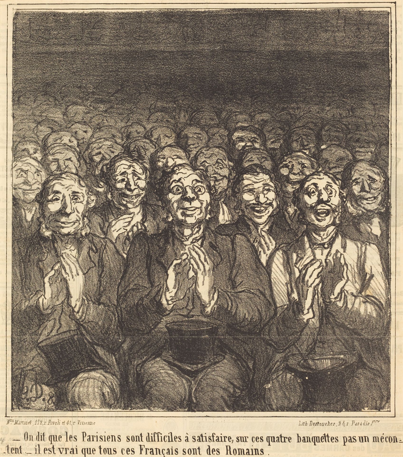 On dit que les Parisiens... by Honoré Daumier
