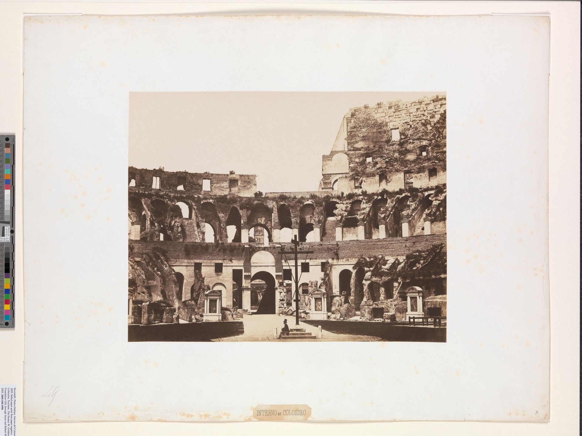 Interno del Colosseo by Pietro Dovizielli