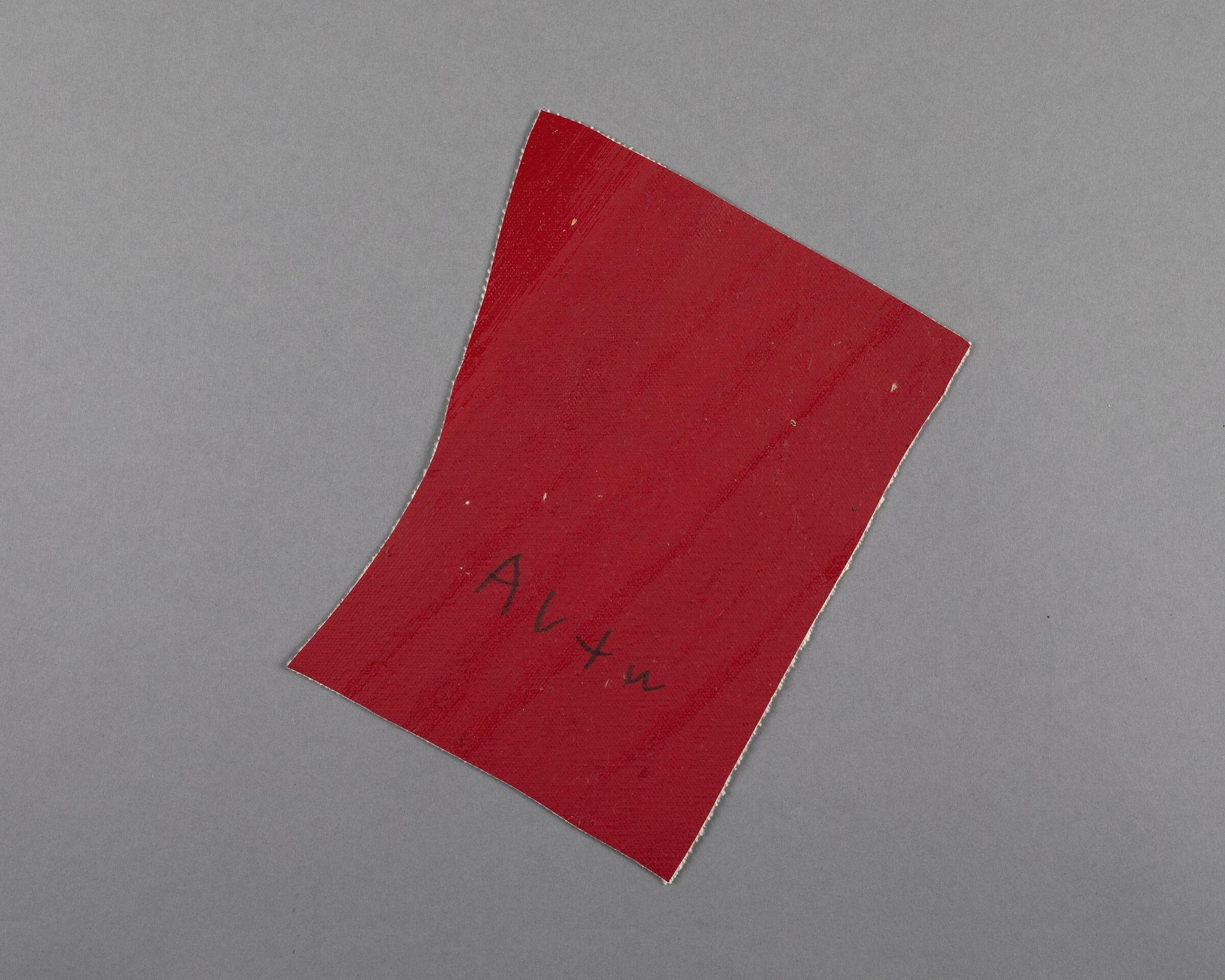 Painted canvas fragment by Barnett Newman