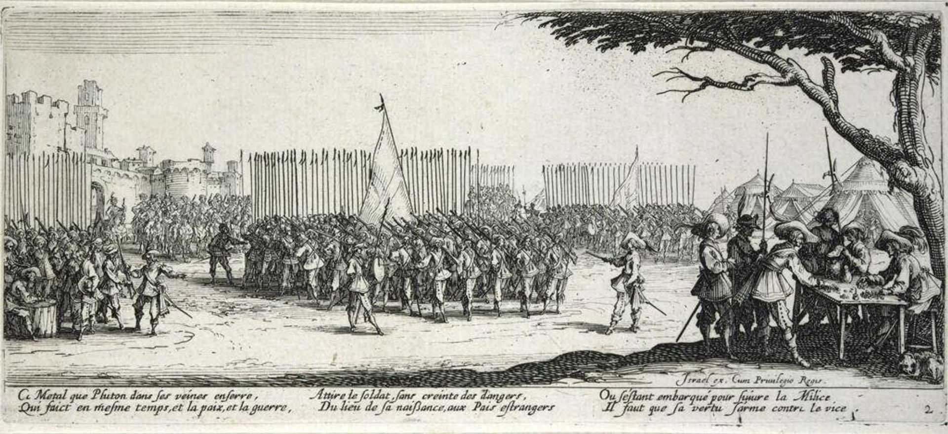 Enlistment by Jacques Callot