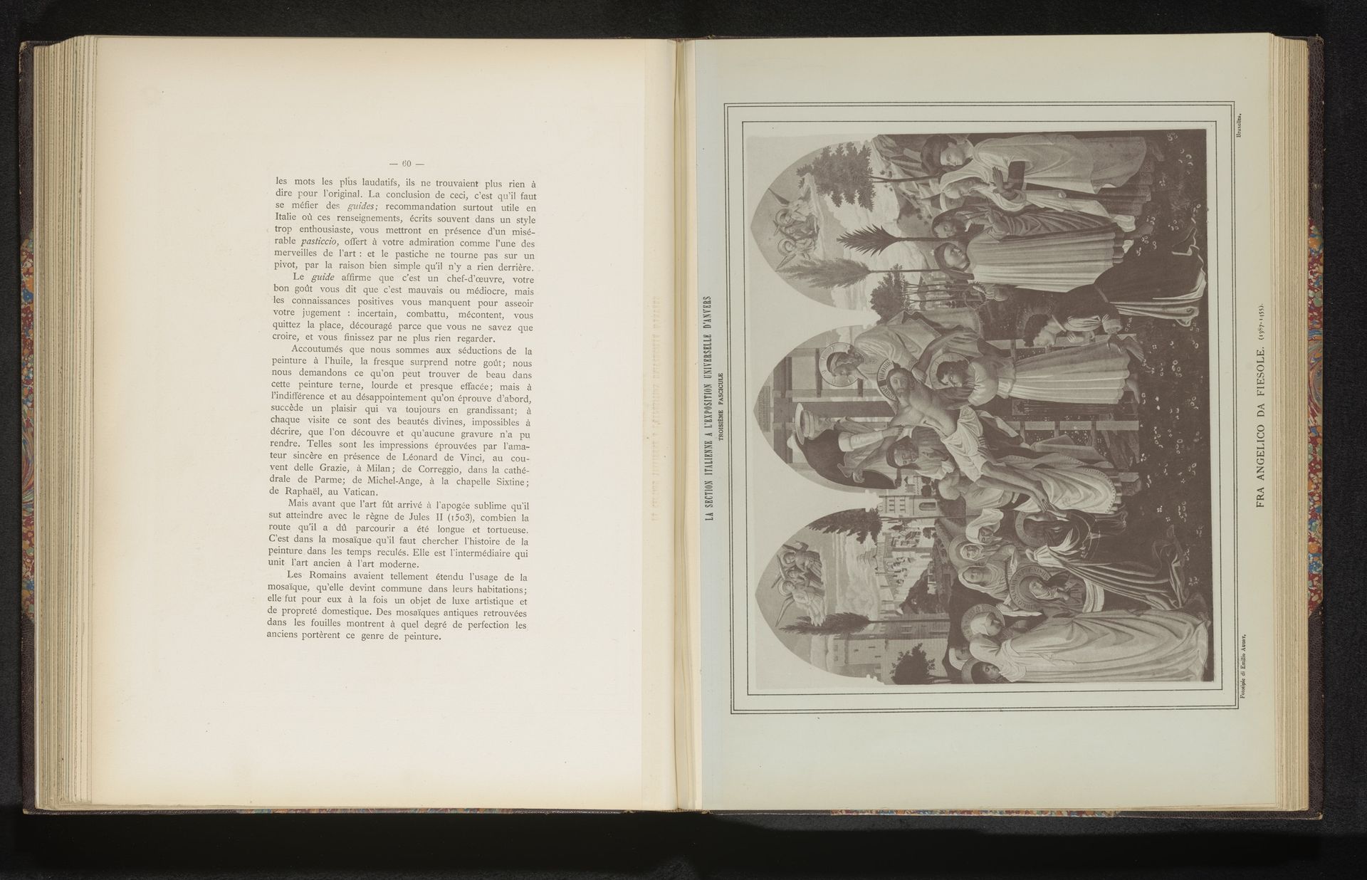 Reproductie van een schilderij van de kruisafname door Fra Angelico by Emile Aubry