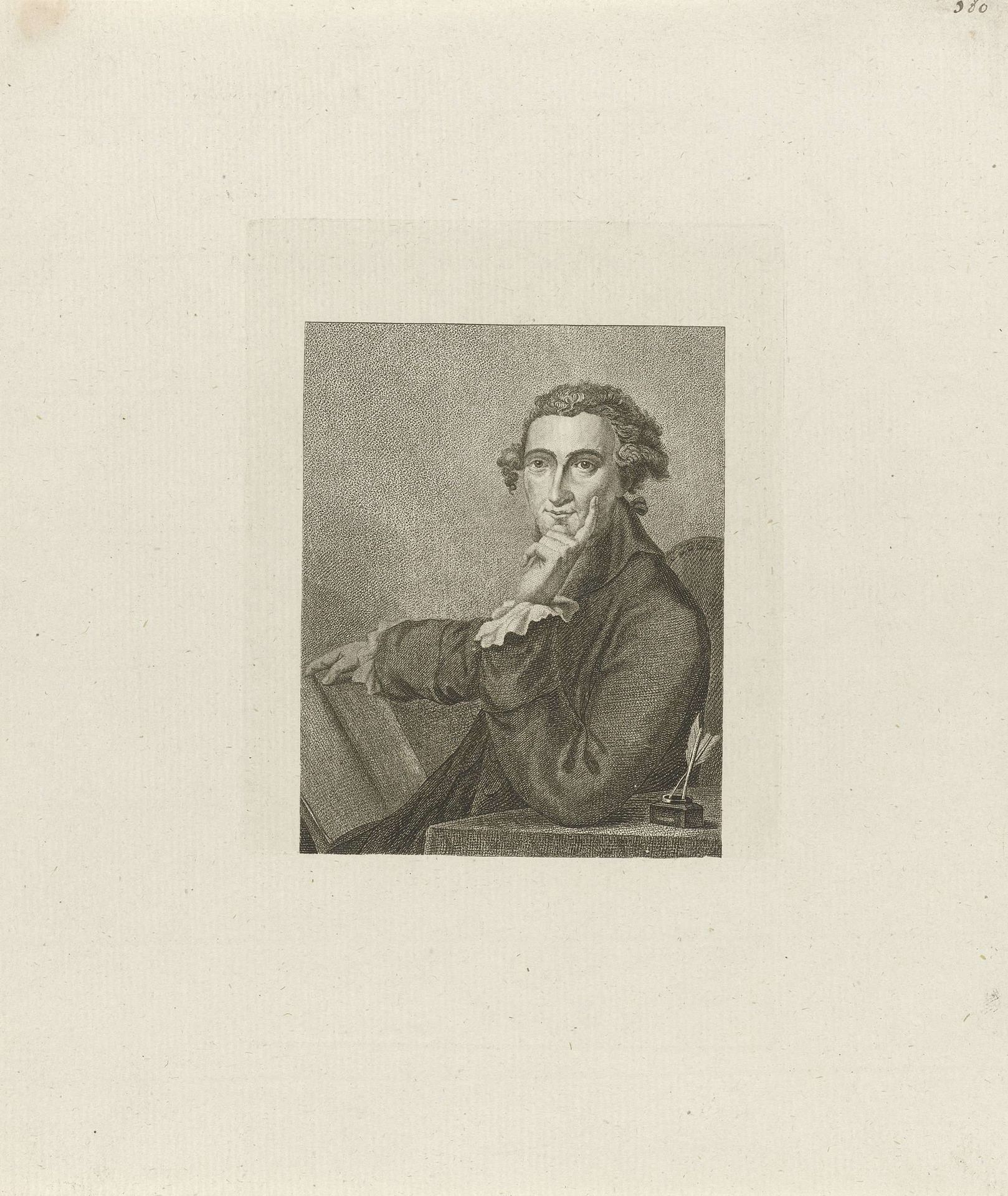 Portret van Thomas Paine by Theodorus de Roode