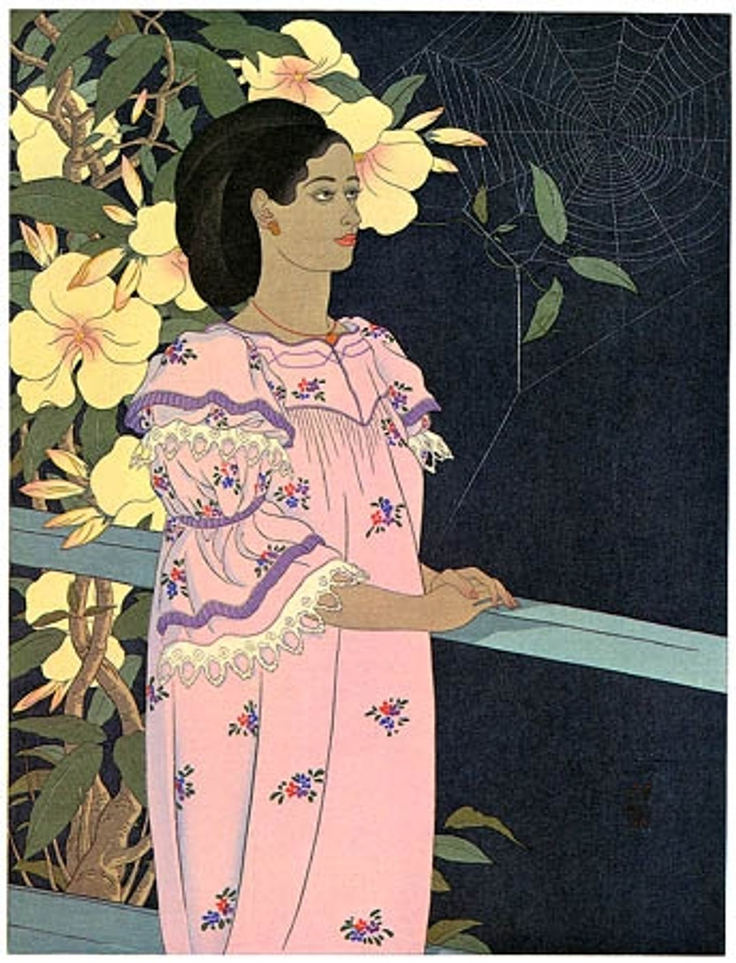 Fleurs De Soir Truck - Toloas by Paul Jacoulet