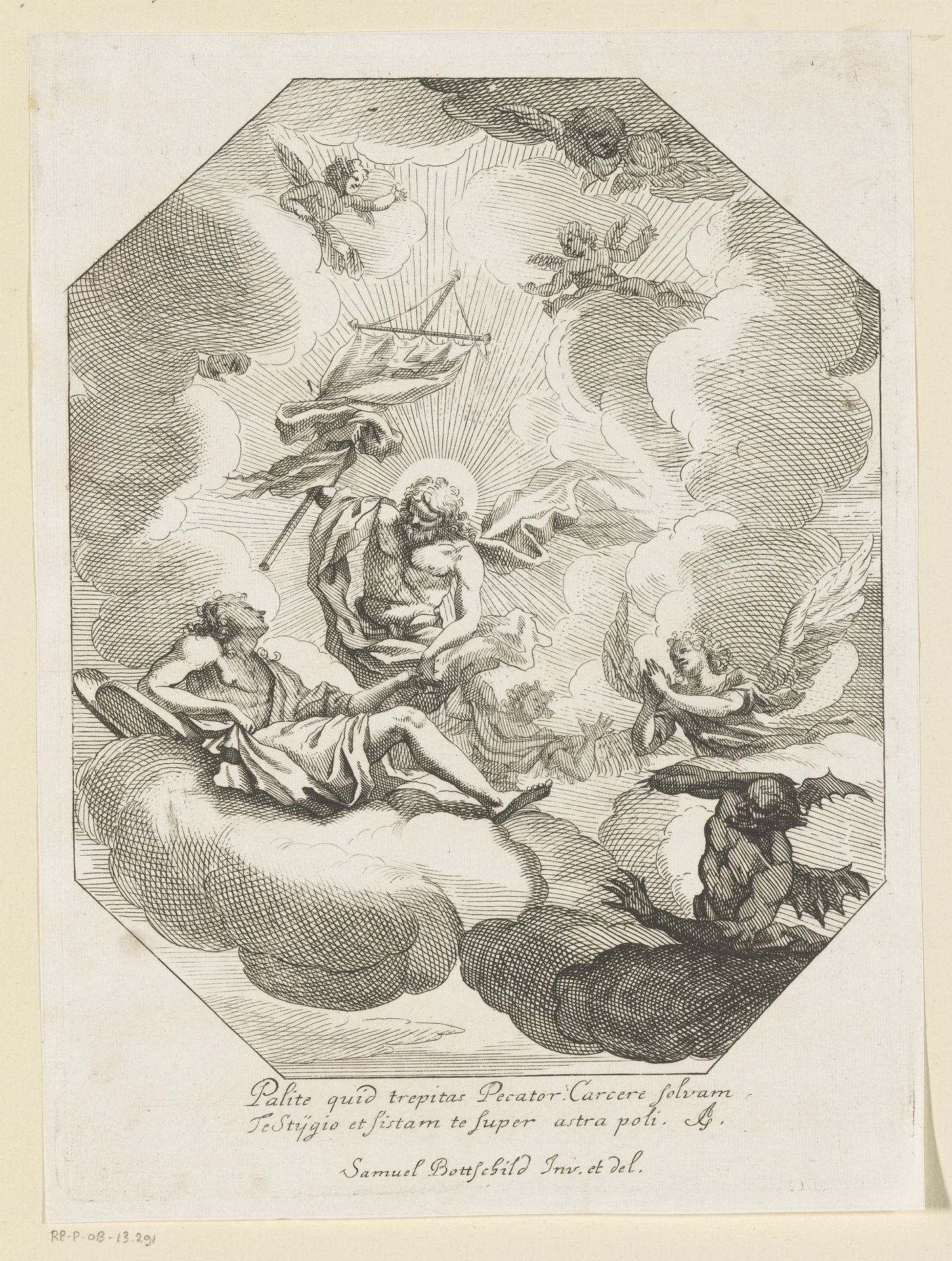 Christus als verlosser by Samuel Bottschild