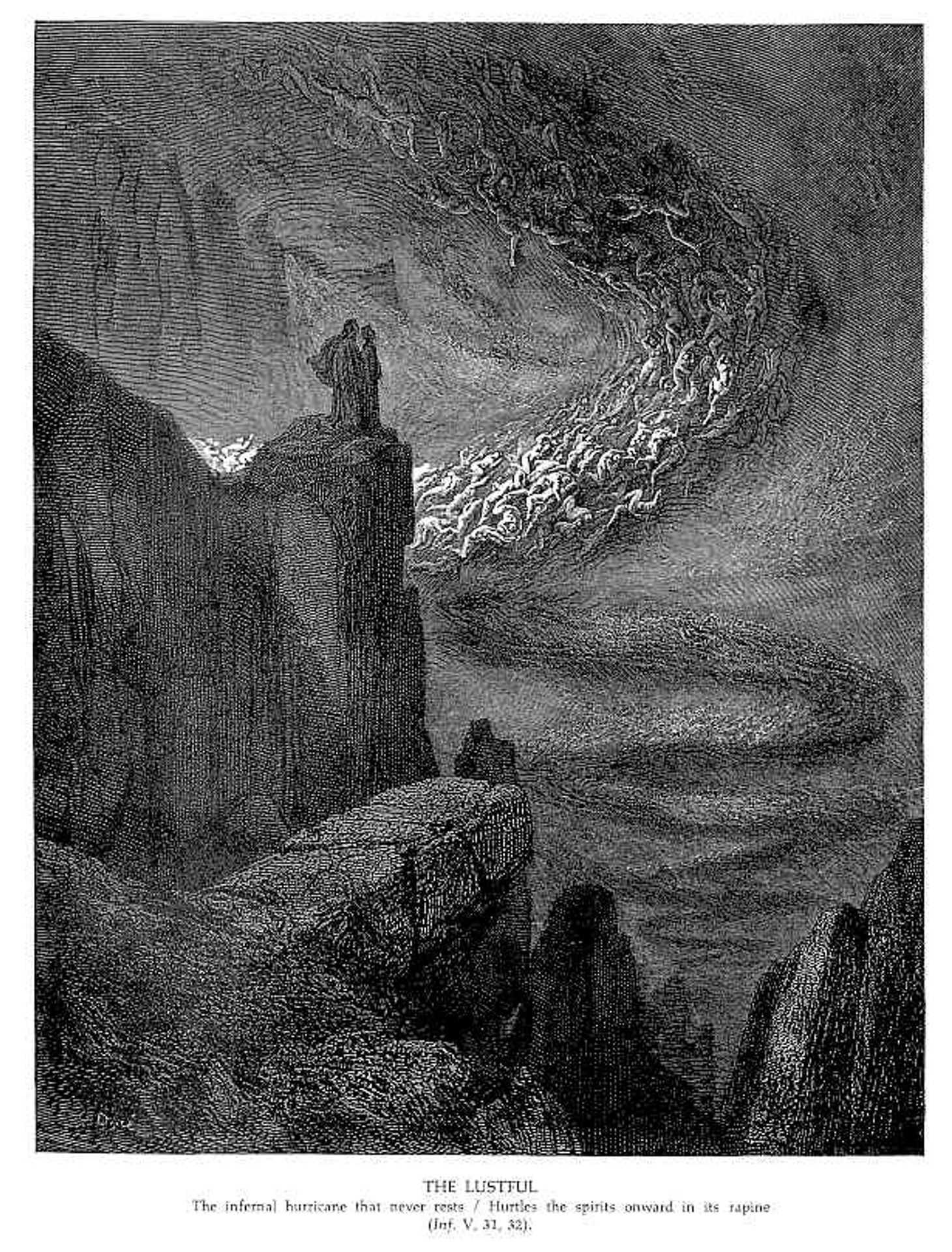 The Lustful by Gustave Dore