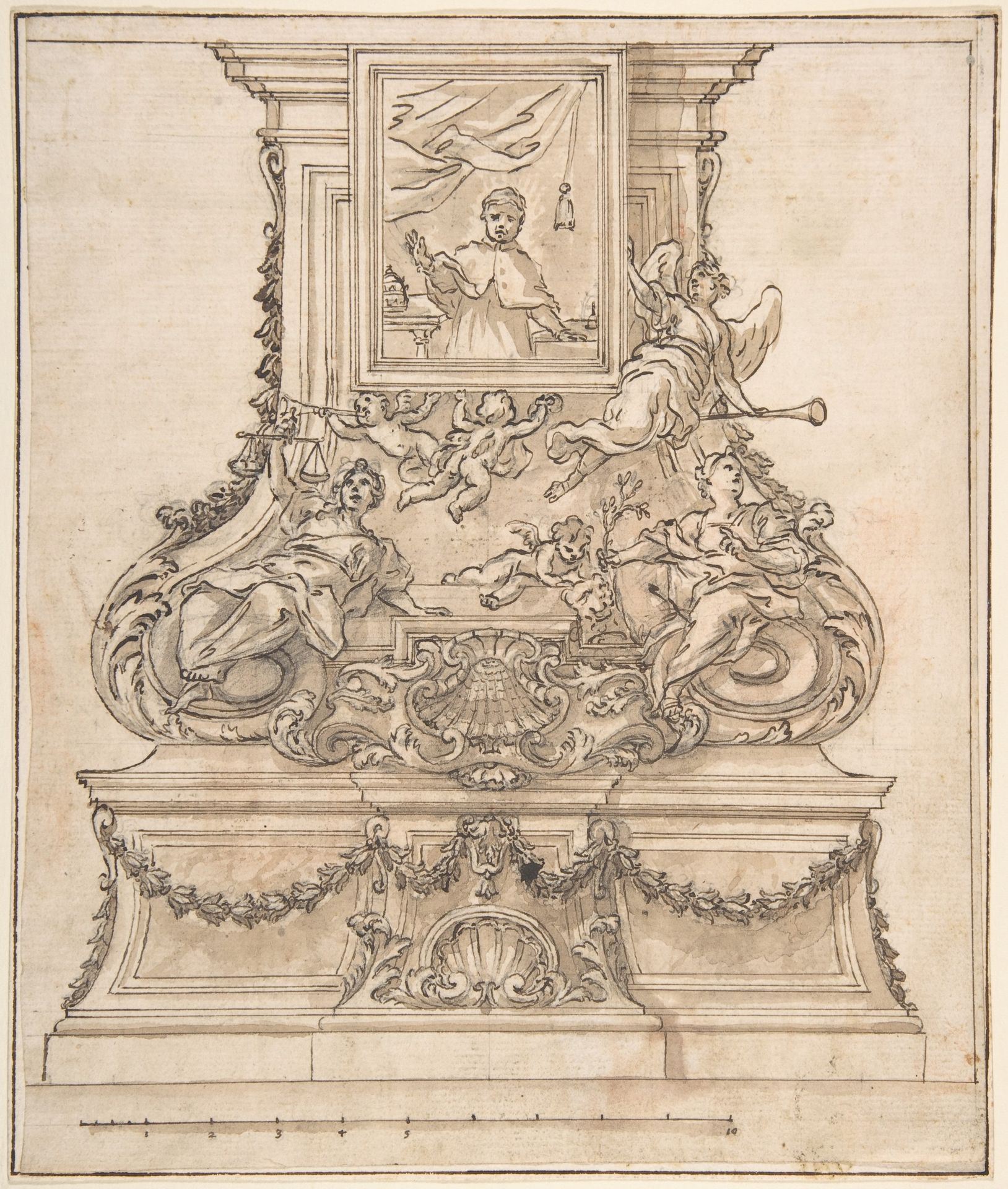 Design for the Base of a Candelabrum by Anonymous