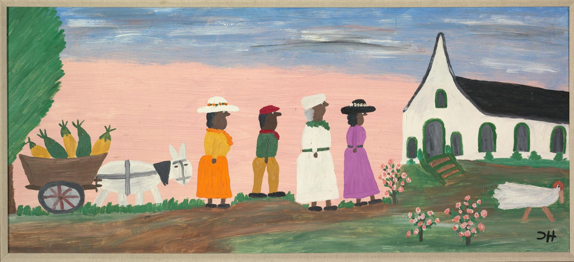 Going to Church (Melrose Plantation) by Clementine Hunter