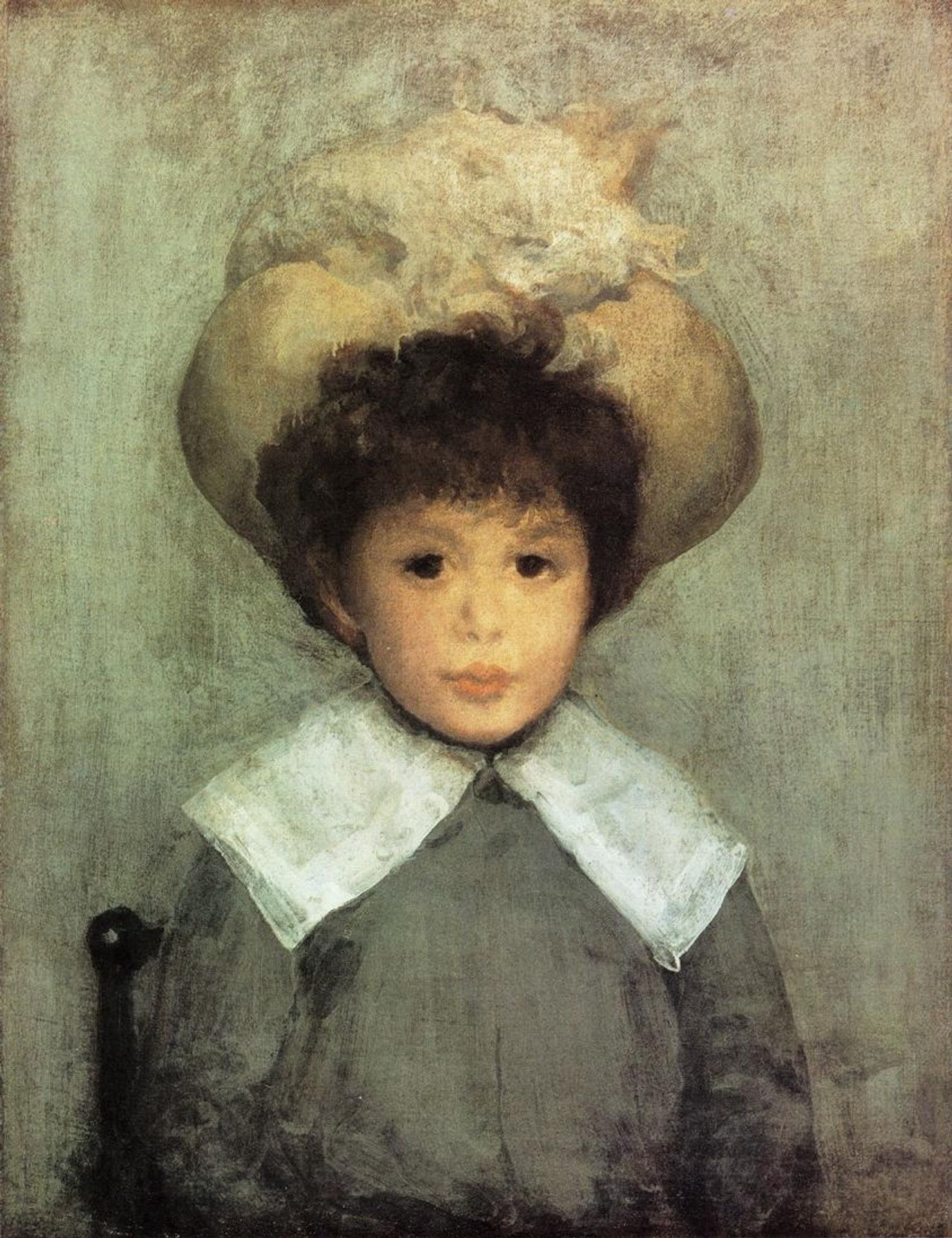 Arrangement in Grey Portrait of Master Stephen Manuel by James Abbott McNeill Whistler