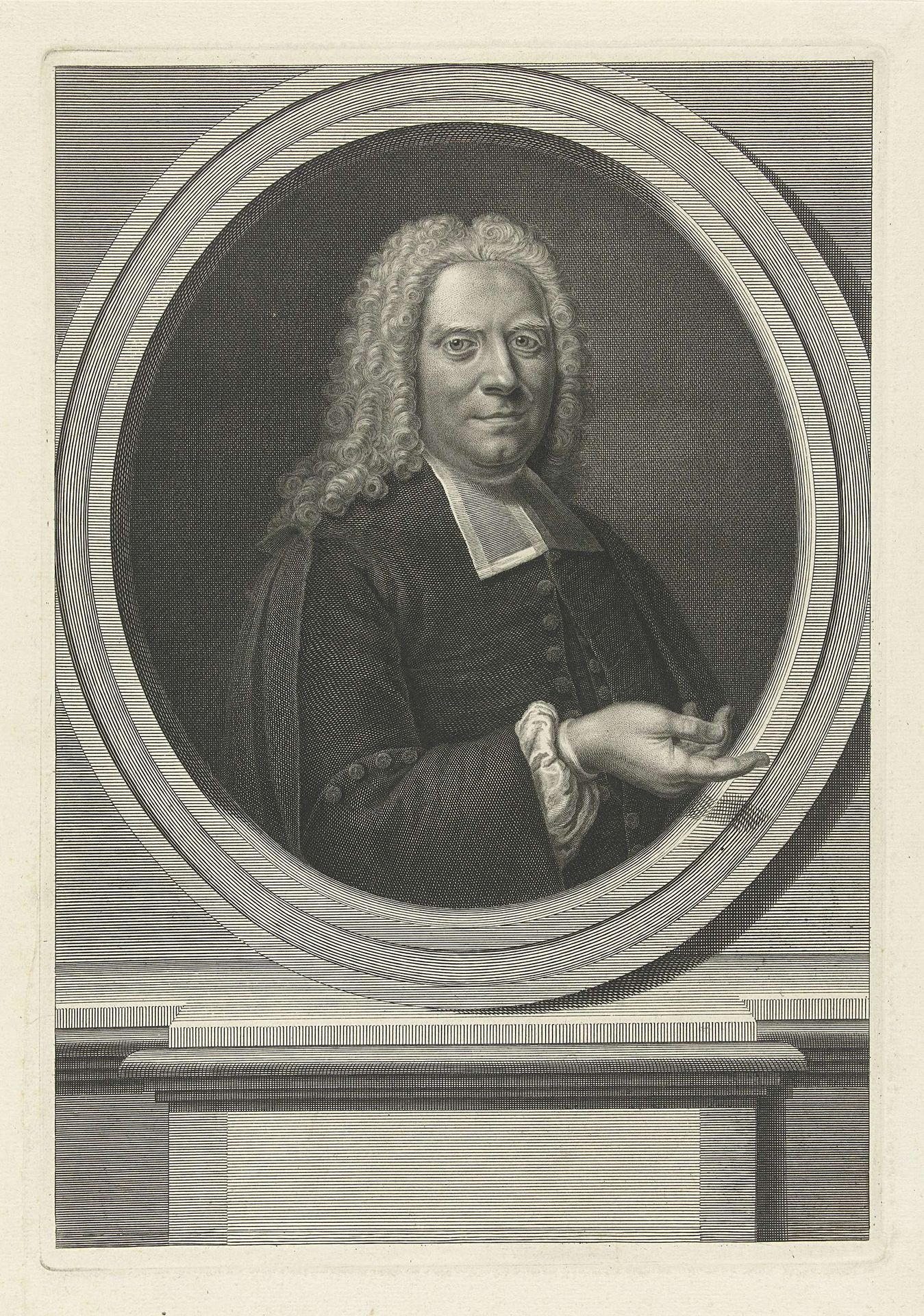 Portret van Johan Gosewijn Eberhard Alstein by Philippus Endlich