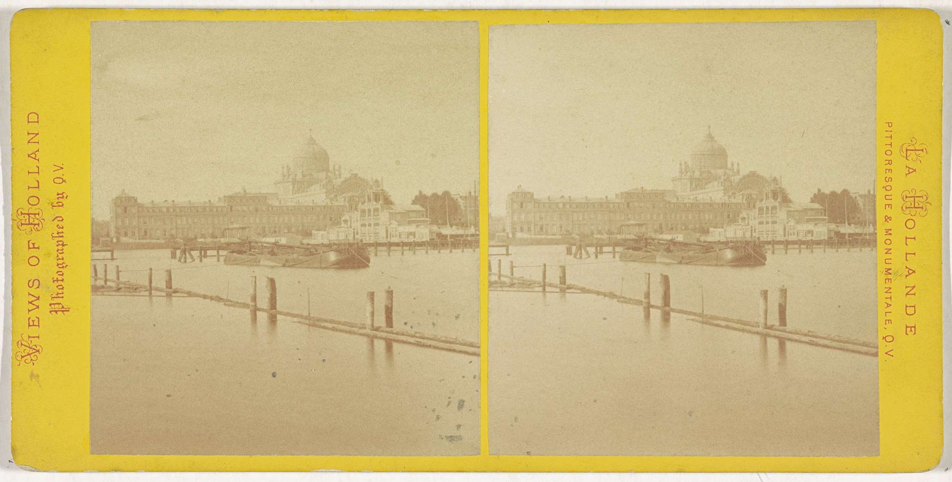 Gezicht op het Paleis voor Volksvlijt te Amsterdam by Jules Hippolyte Quéval