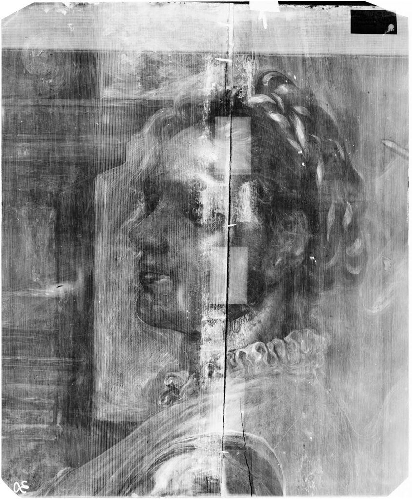 X-radiograph(s) of "The Cook" by Artist of original: Pieter Aertsen