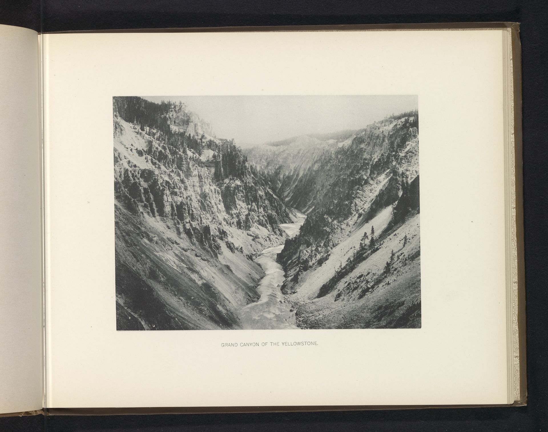 Grand canyon of the Yellowstone by Frank Jay Haynes