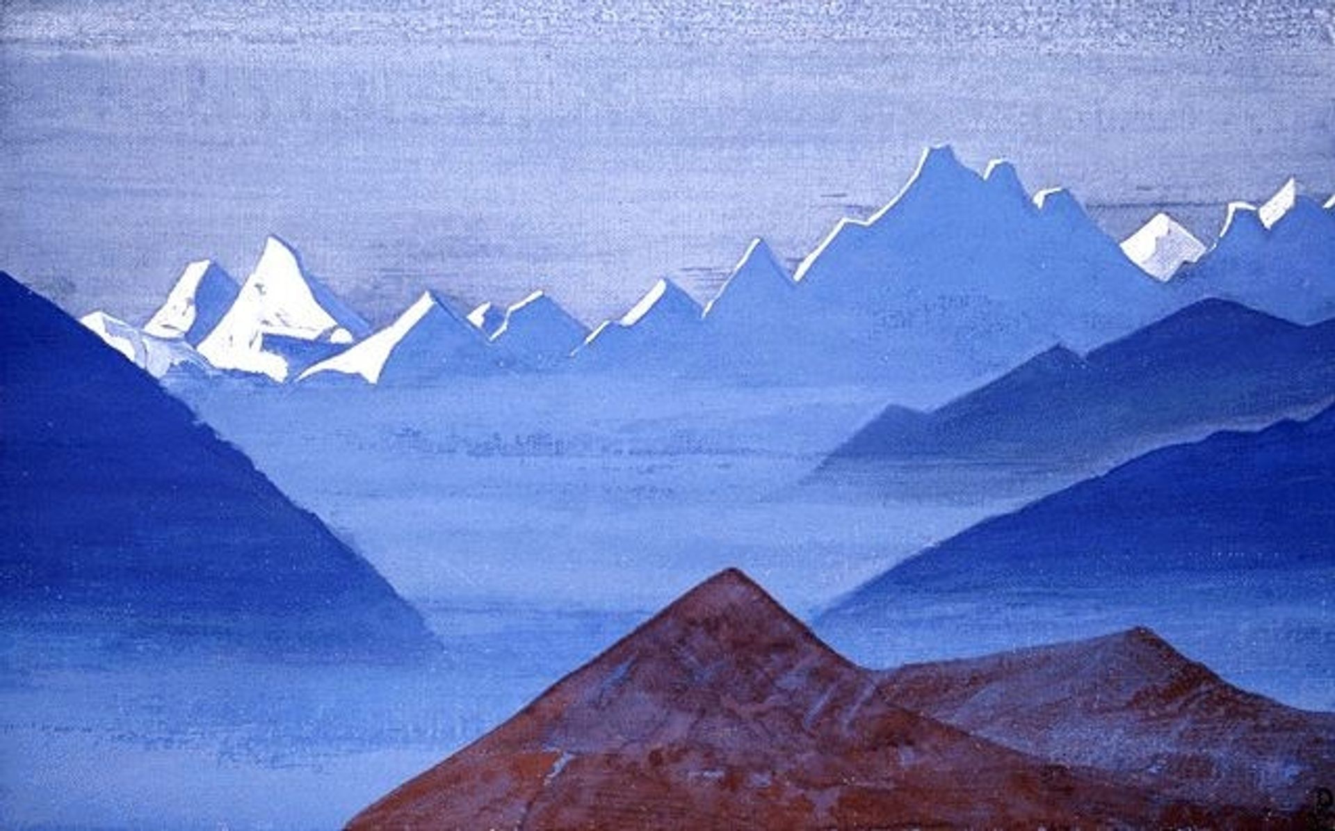 Himalayas. Guru Guri Dhar. by Nicholas Roerich
