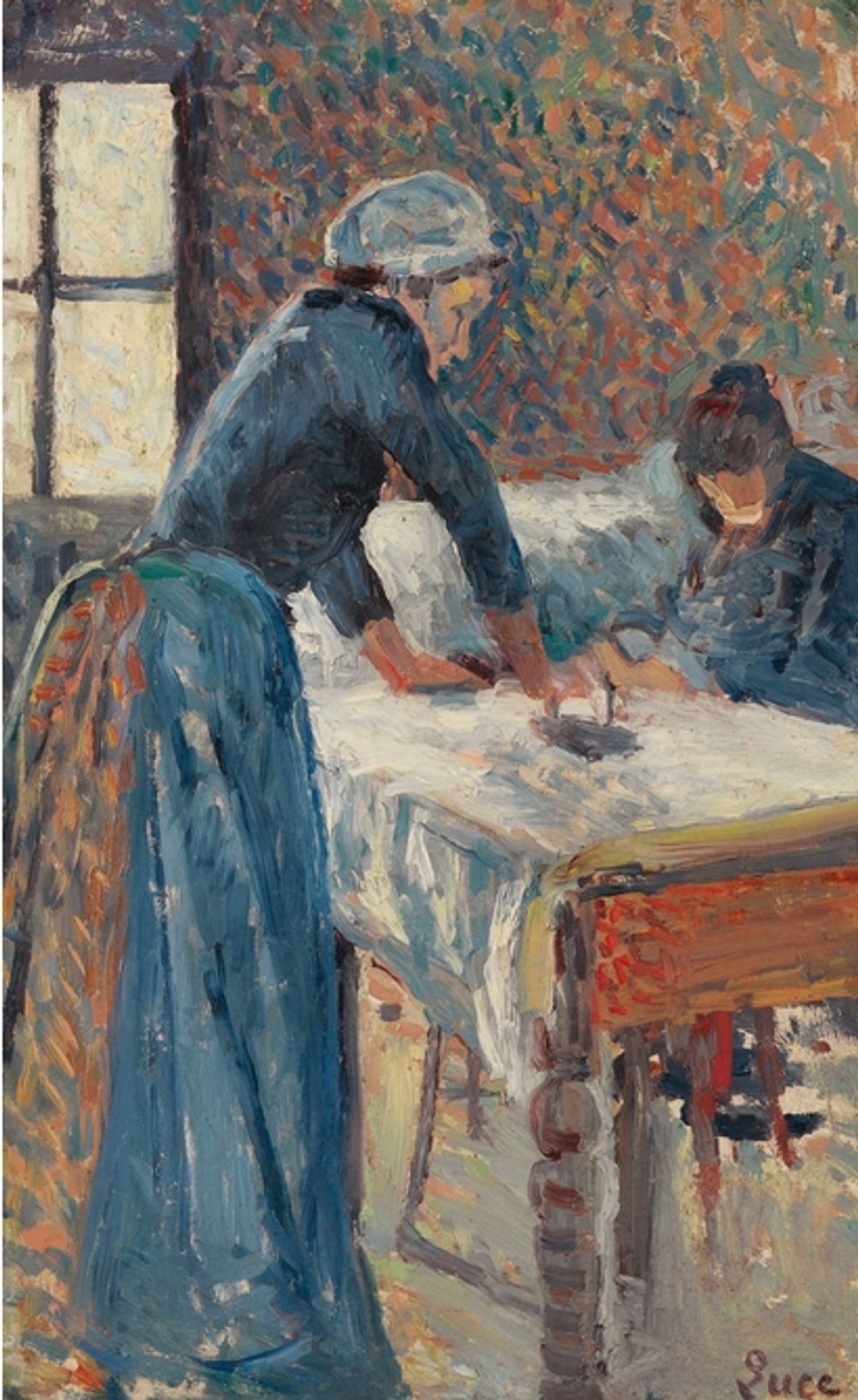 La Repasseuse by Maximilien Luce