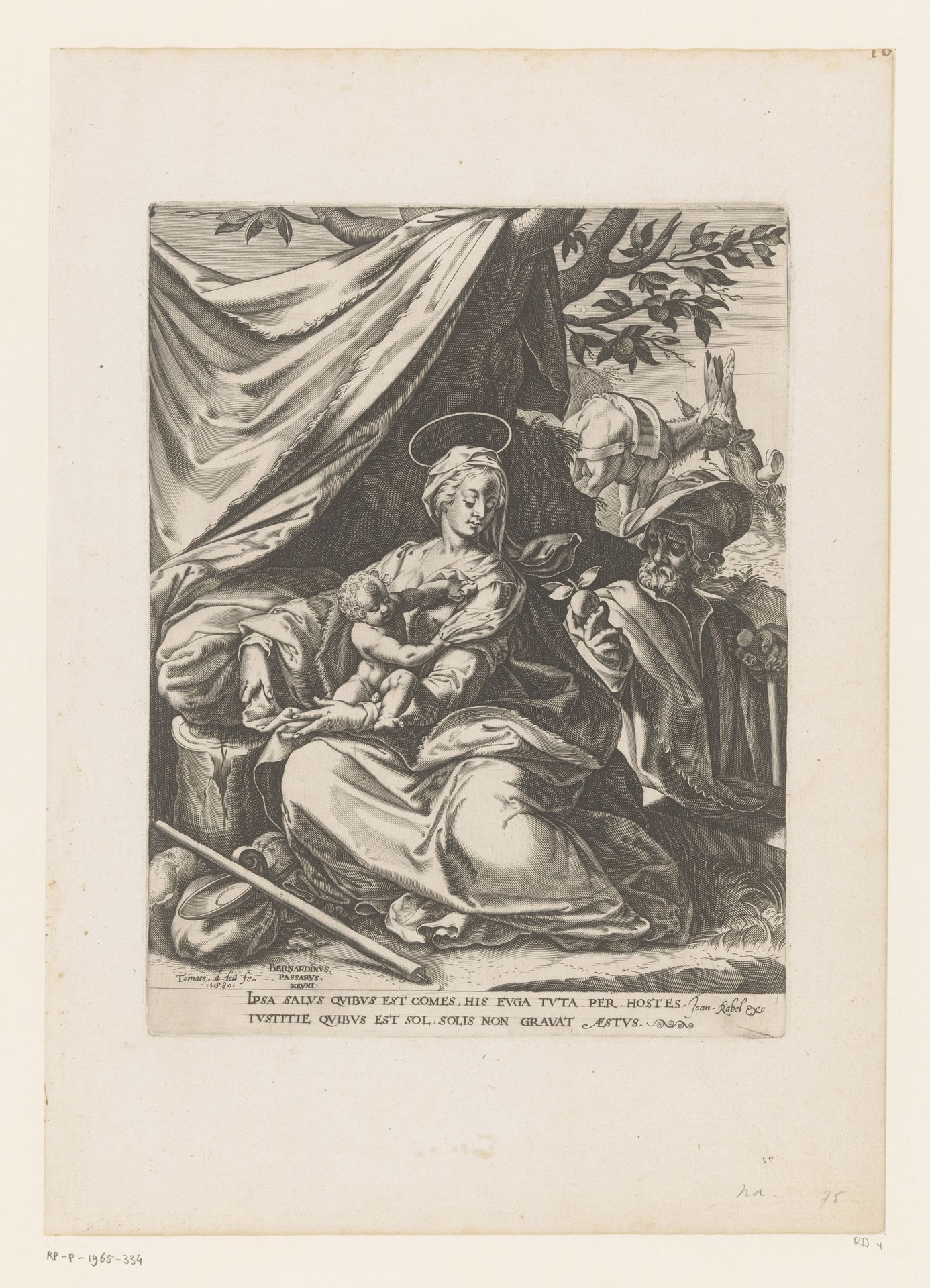 Rest on the Flight into Egypt by Thomas de Leu