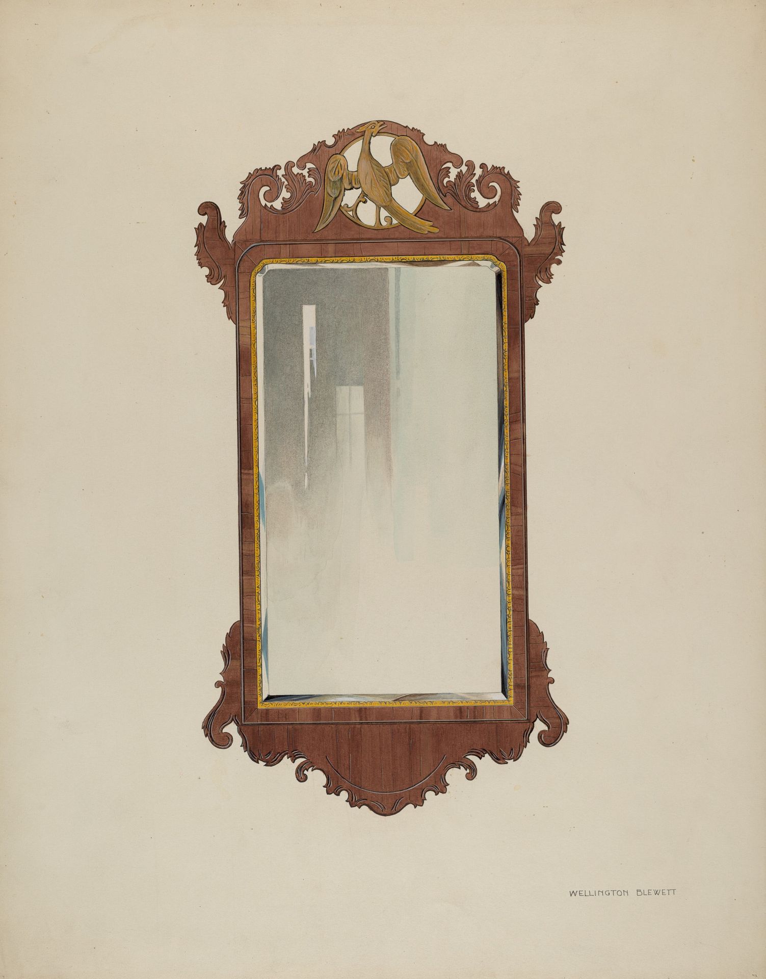 Mirror by Wellington Blewett
