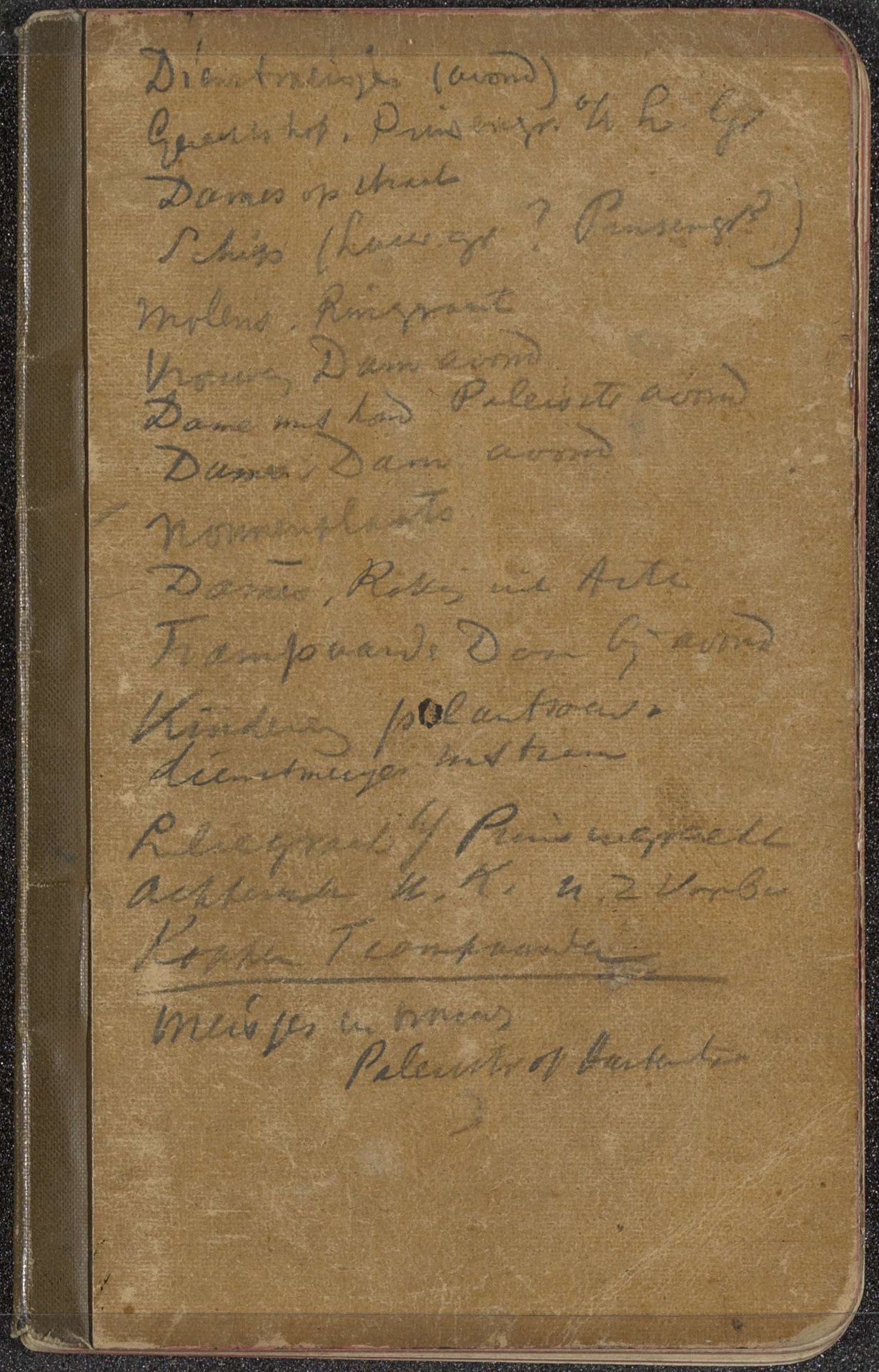 Schetsboek met 38 bladen by George Hendrik Breitner