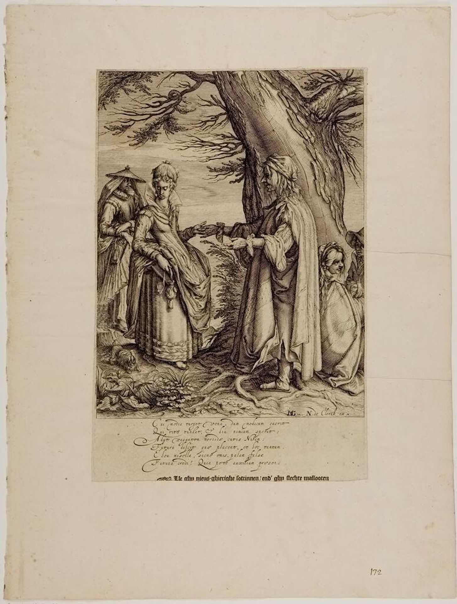 The Fortune-Teller by Andries Jacobsz Stock