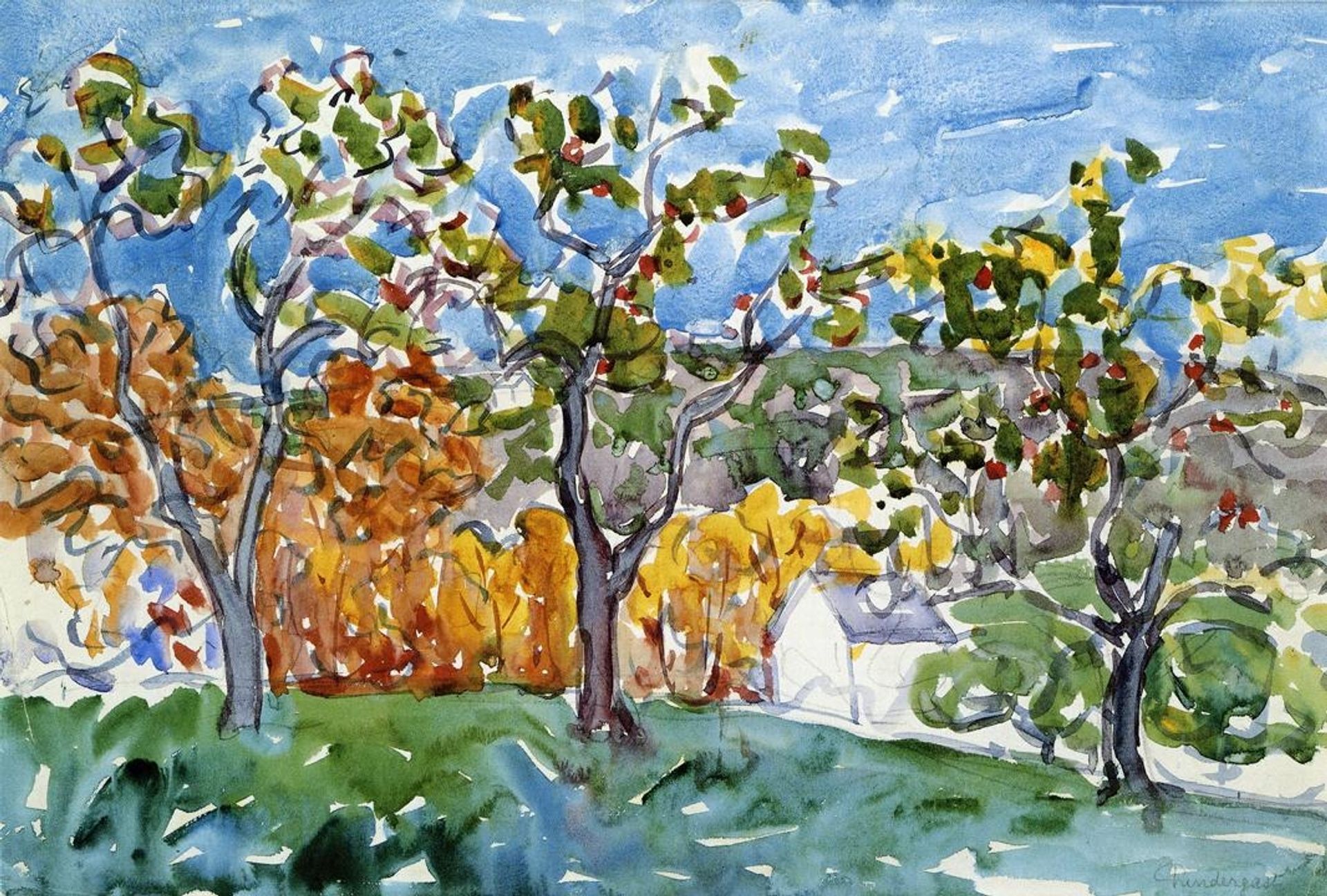 The Orchard by Maurice Prendergast