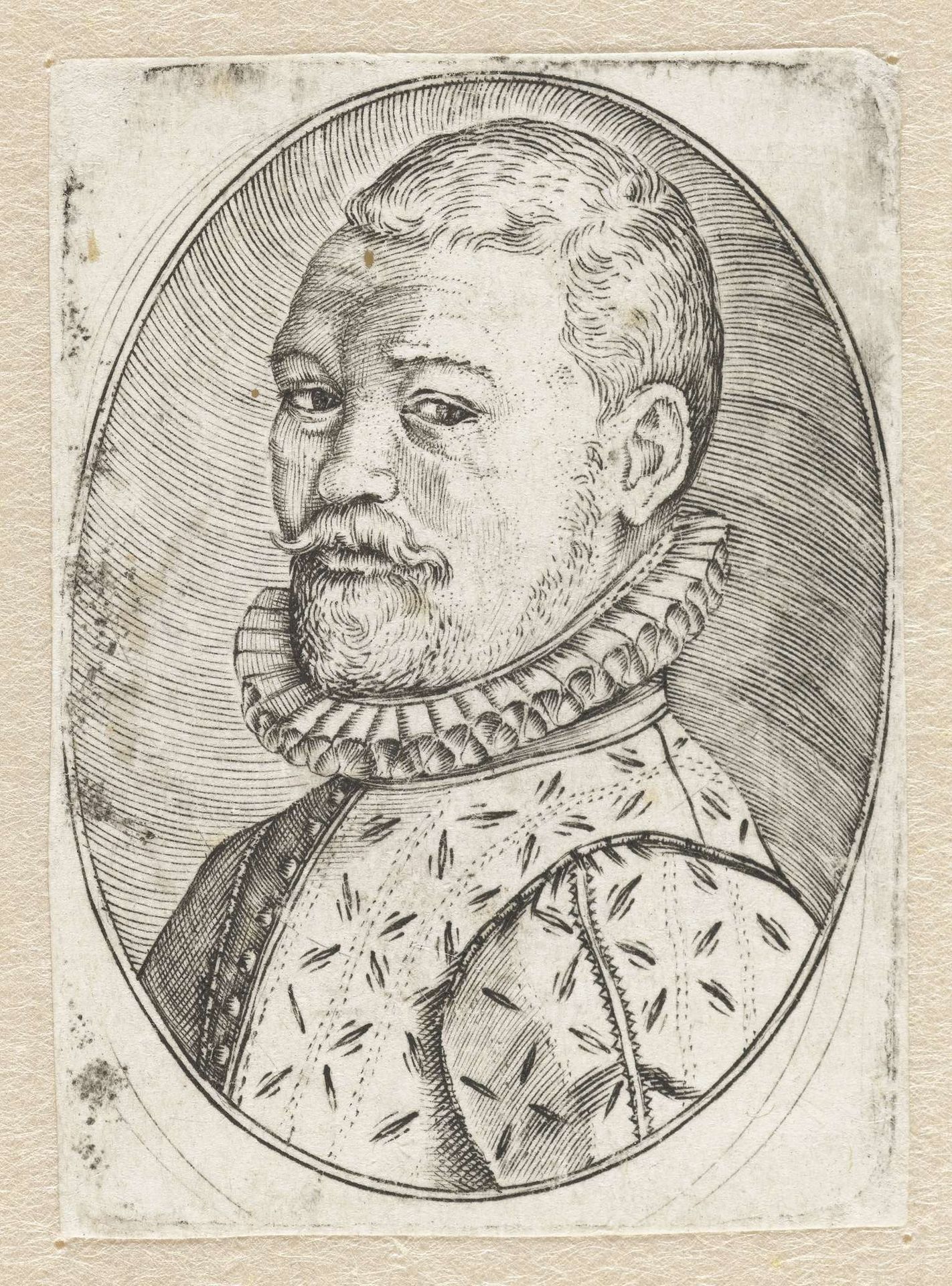 Portret van een man by Wierix