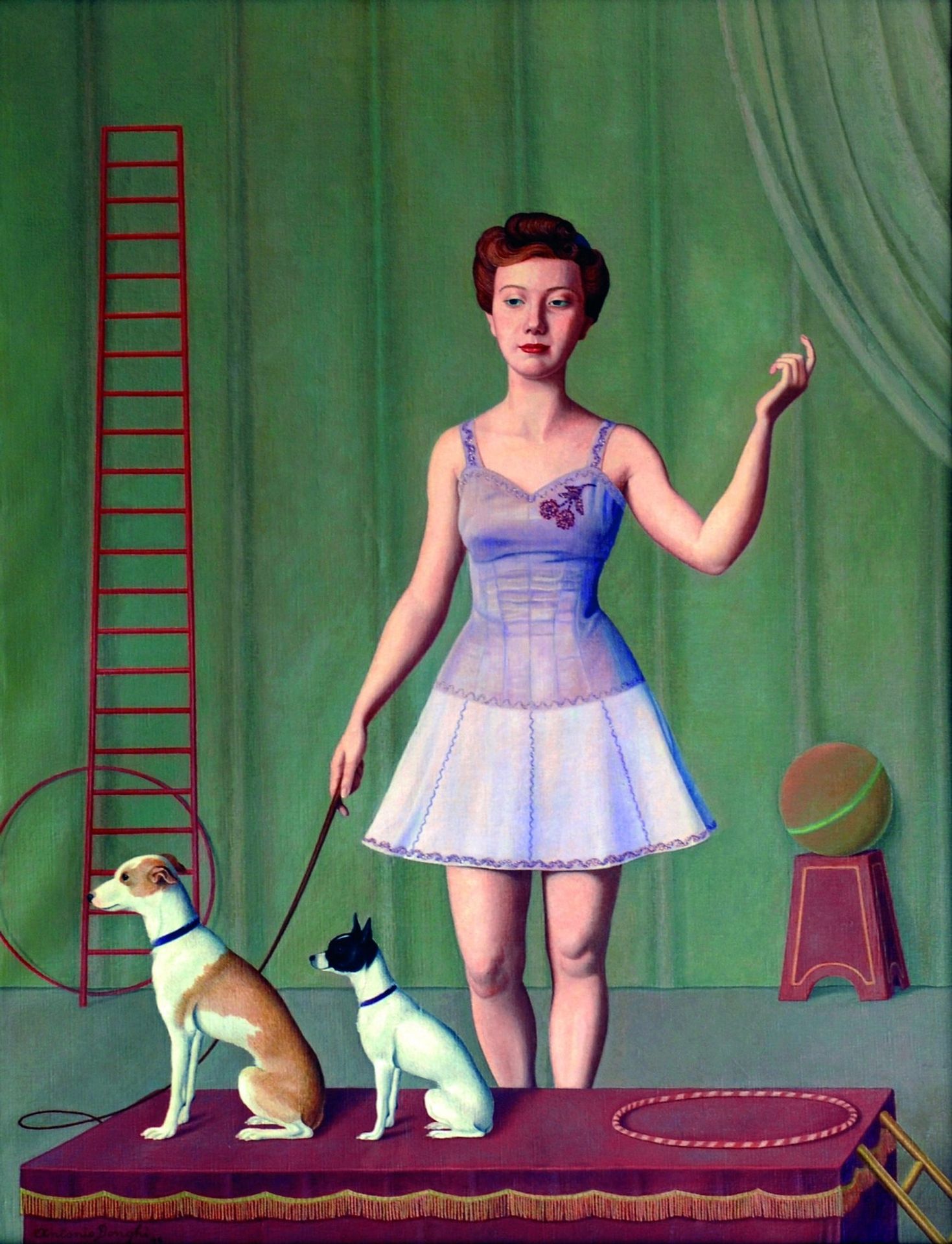 L’altalena by Antonio Donghi