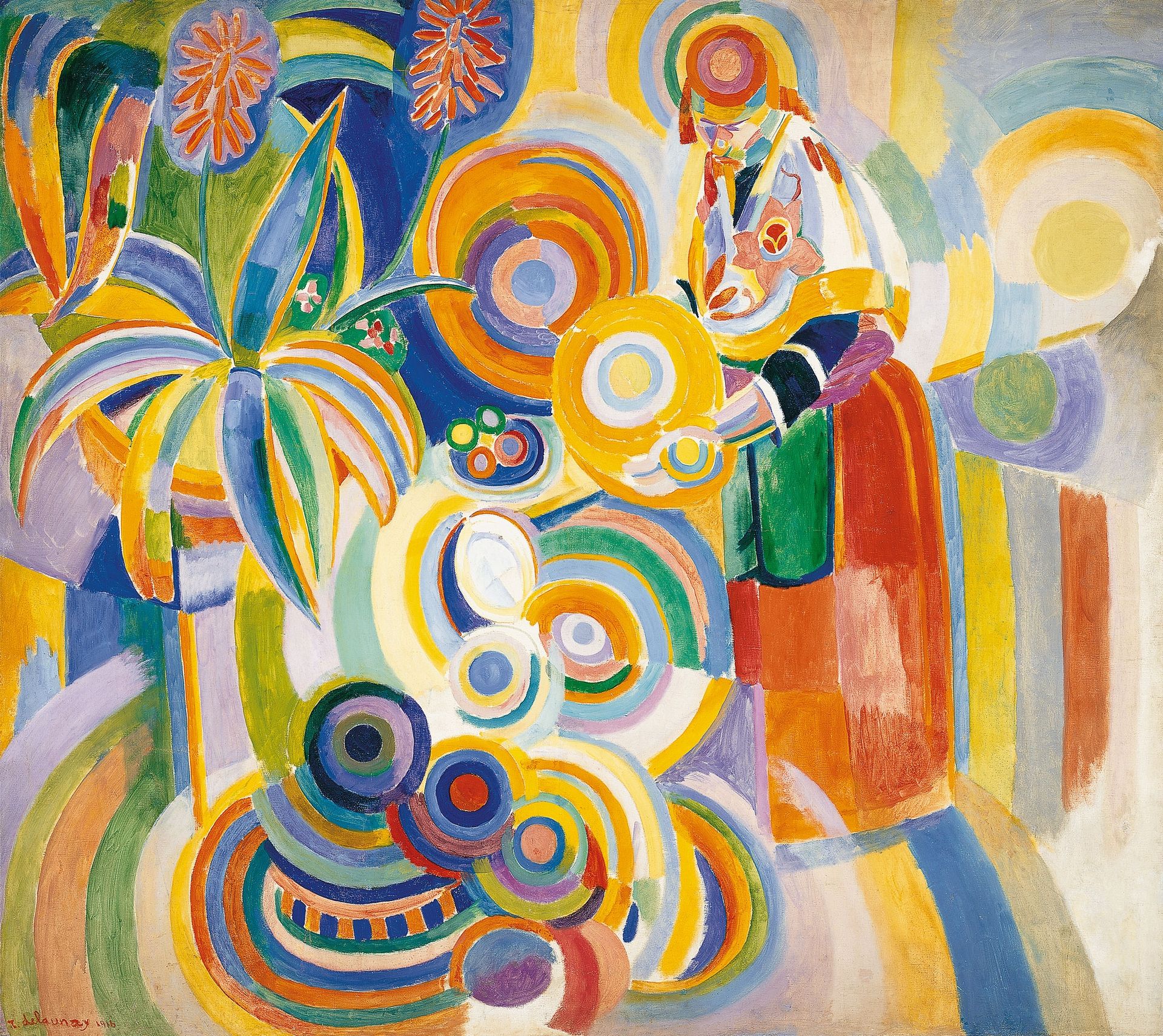 Tall Portuguese Woman by Robert Delaunay
