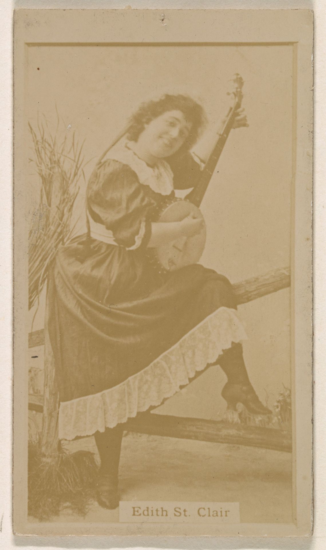 Edith St. Clair, from the Actresses series (N245) issued by Kinney Brothers to promote Sweet Caporal Cigarettes by Kinney Brothers Tobacco Company