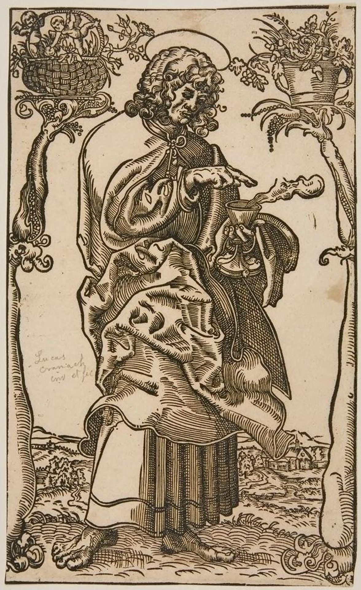Saint John the Evangelist by Lucas Cranach the Elder