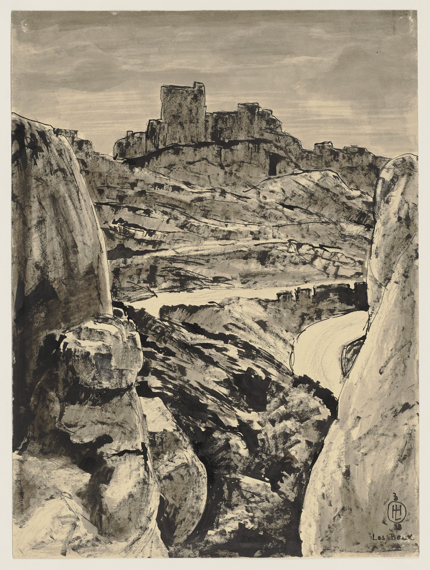 Les Baux-de-Provence by Hermann Lismann