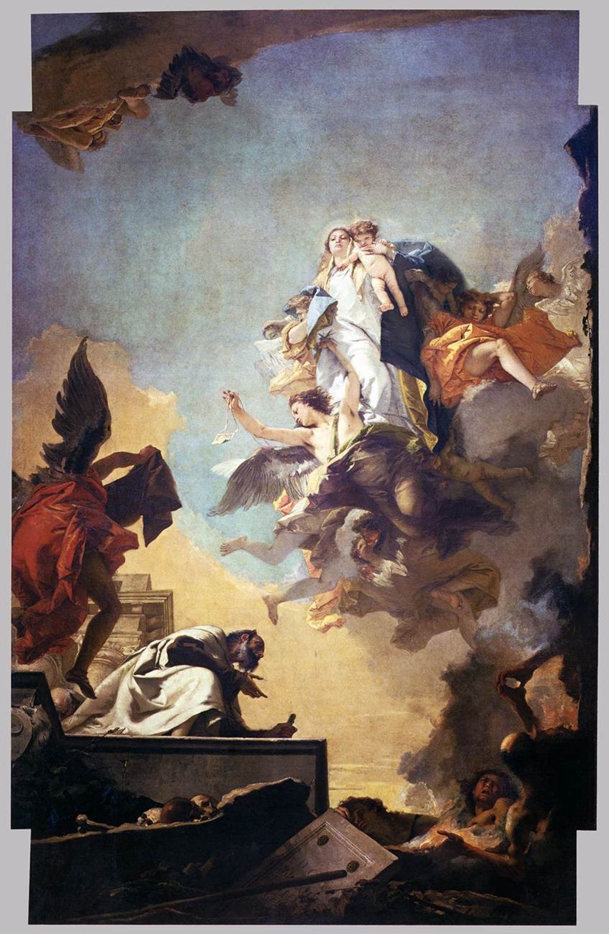 Apparition of the Virgin to St Simon Stock by Giovanni Battista Tiepolo