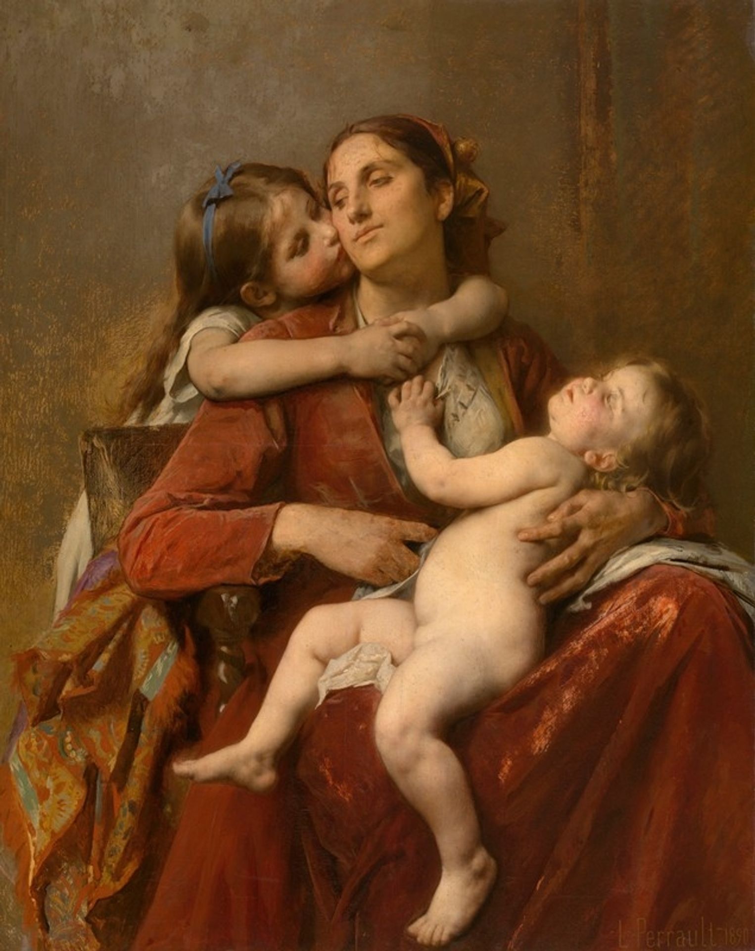 Mother’s Happiness by Léon Bazile Perrault