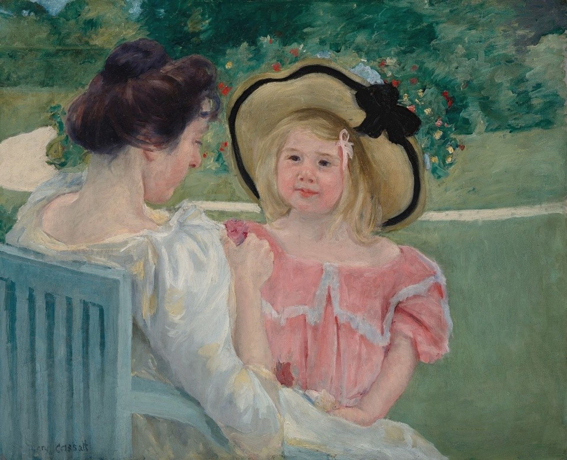 In The Garden by Mary Cassatt