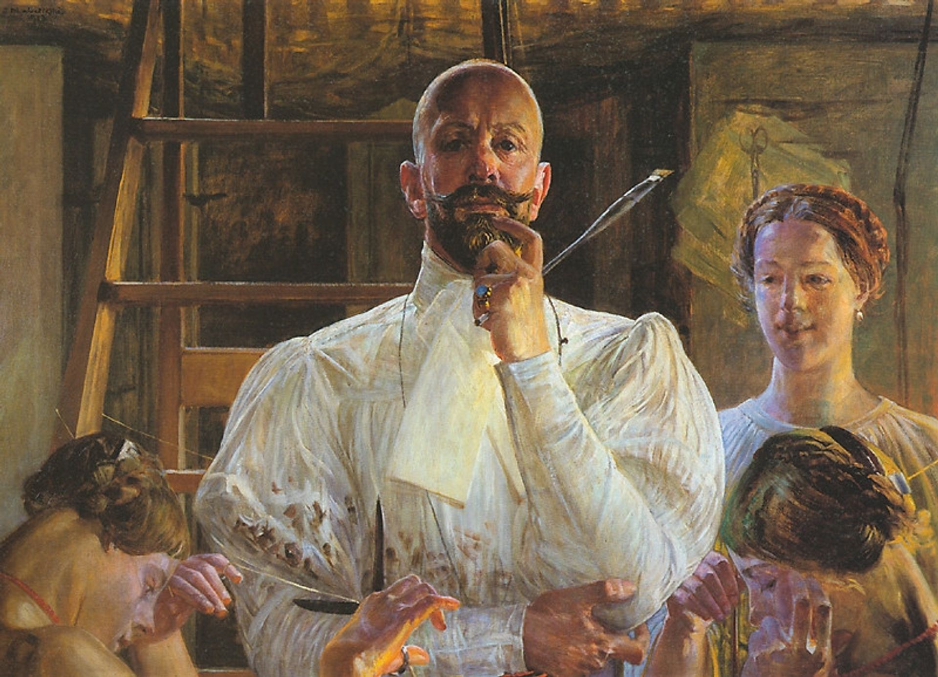 Farewell to Atelier by Jacek Malczewski