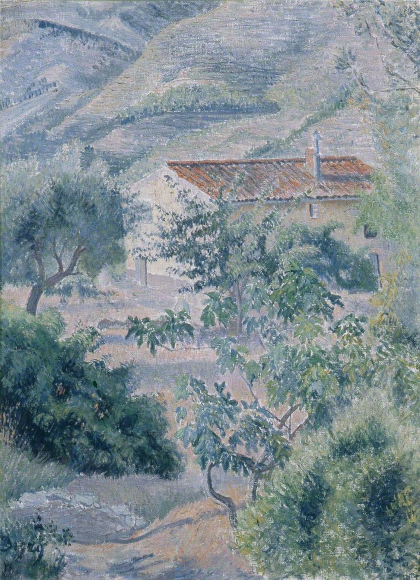 Le Cabanon, Le Lavandou by Lucien Pissarro