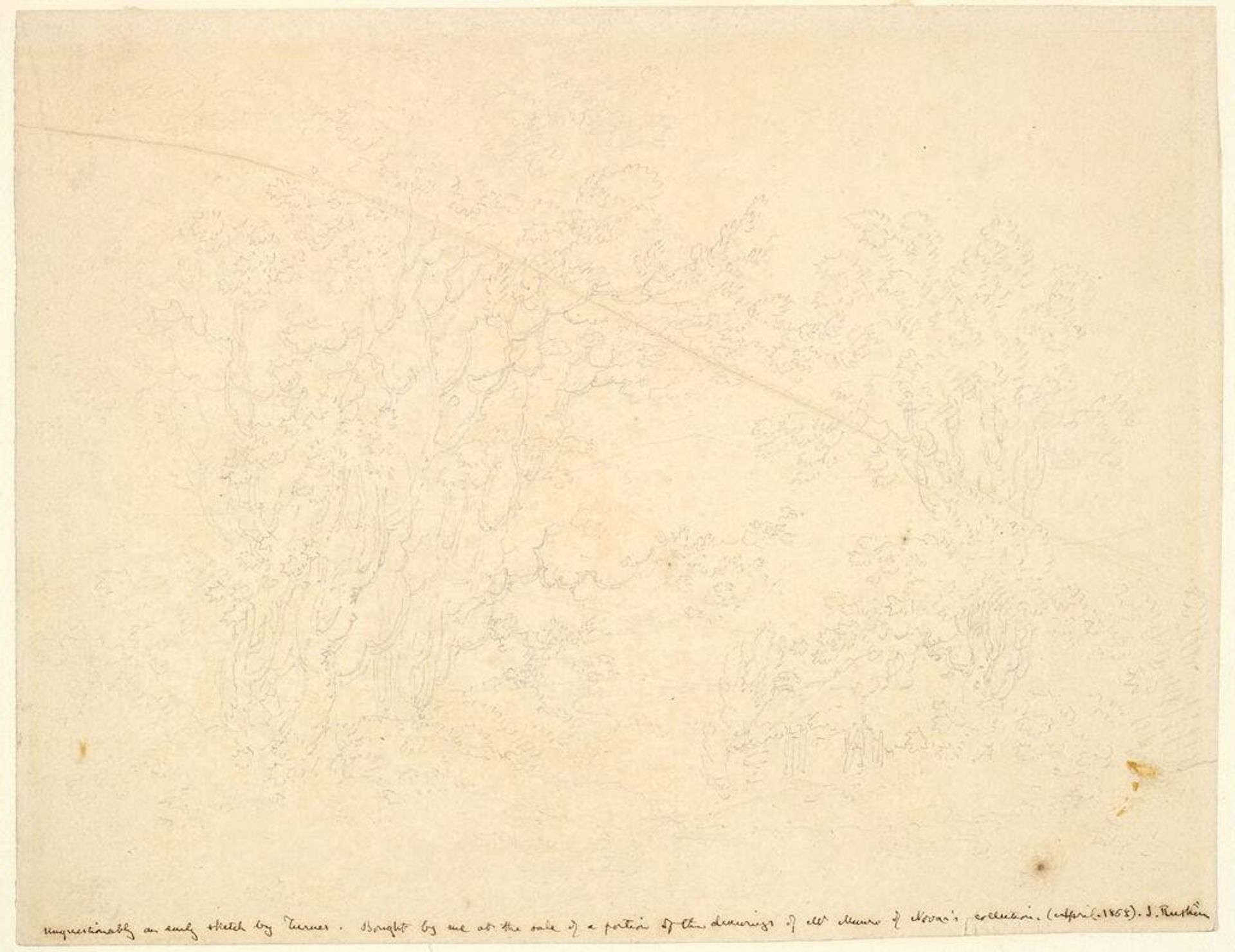 Cottage in a Wood by Joseph Mallord William Turner